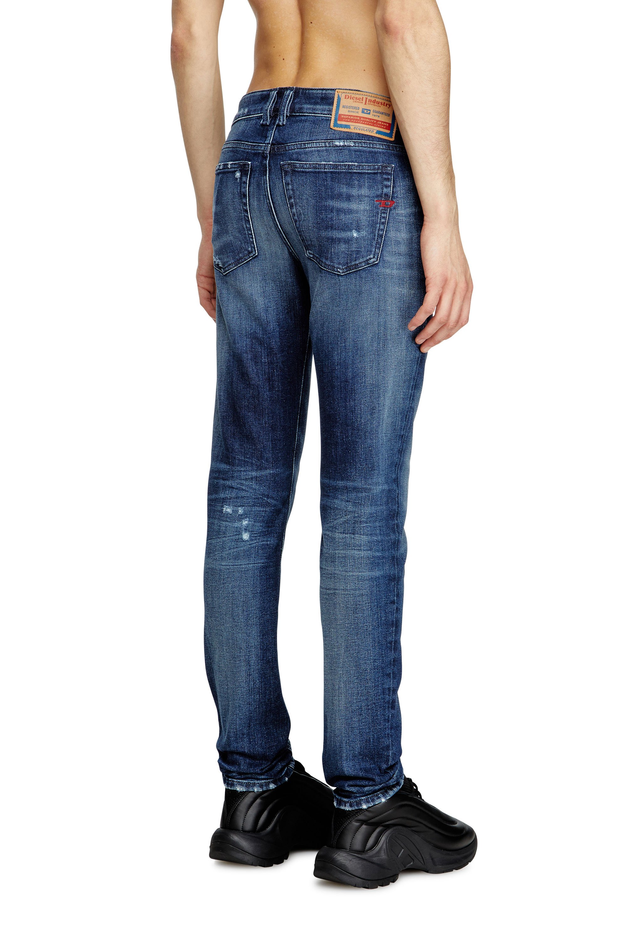 Diesel - Skinny Jeans 1979 Sleenker 09L42 Homme, Bleu Foncé - Image 4