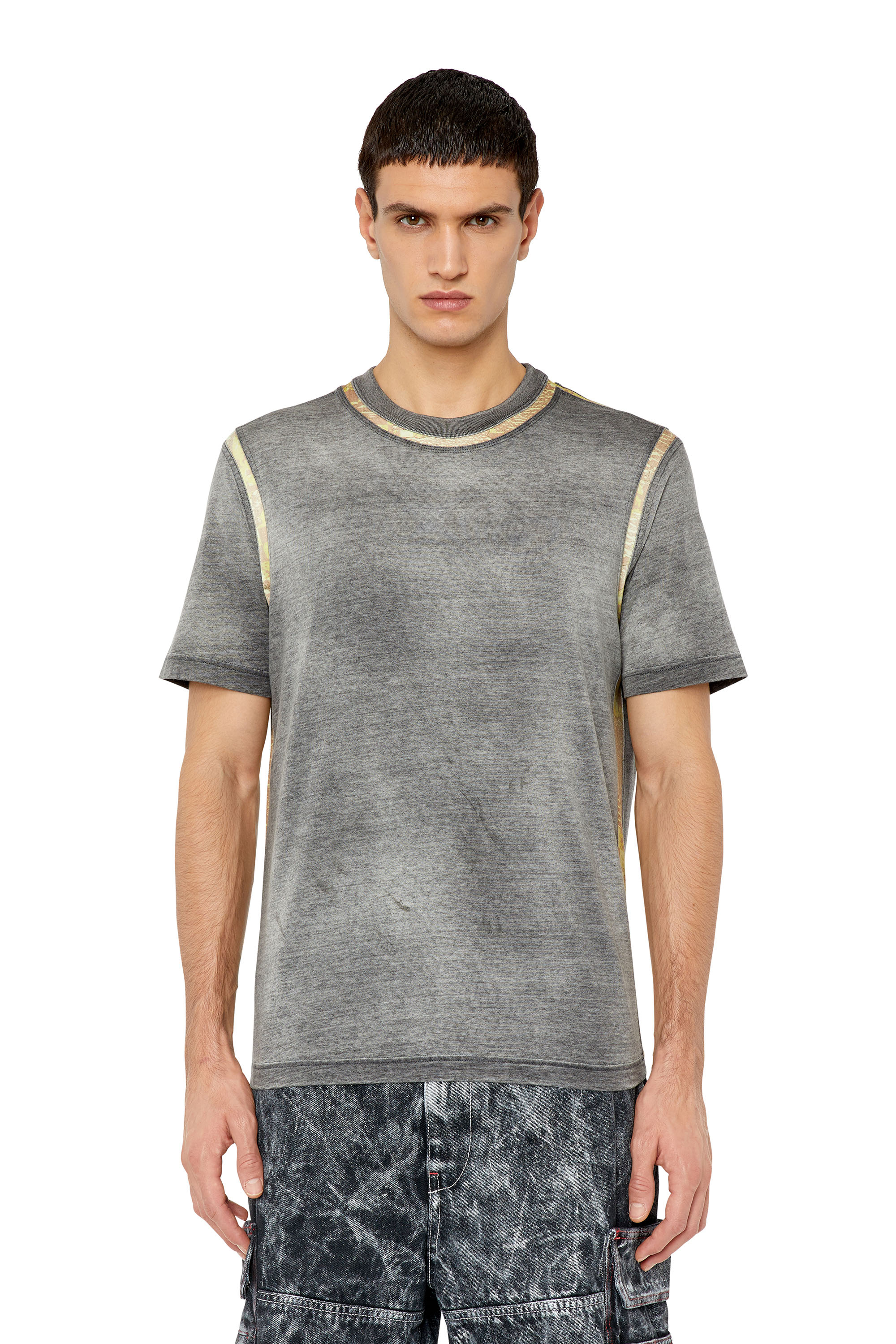 Diesel - T-JUSTINDI, Gris - Image 1