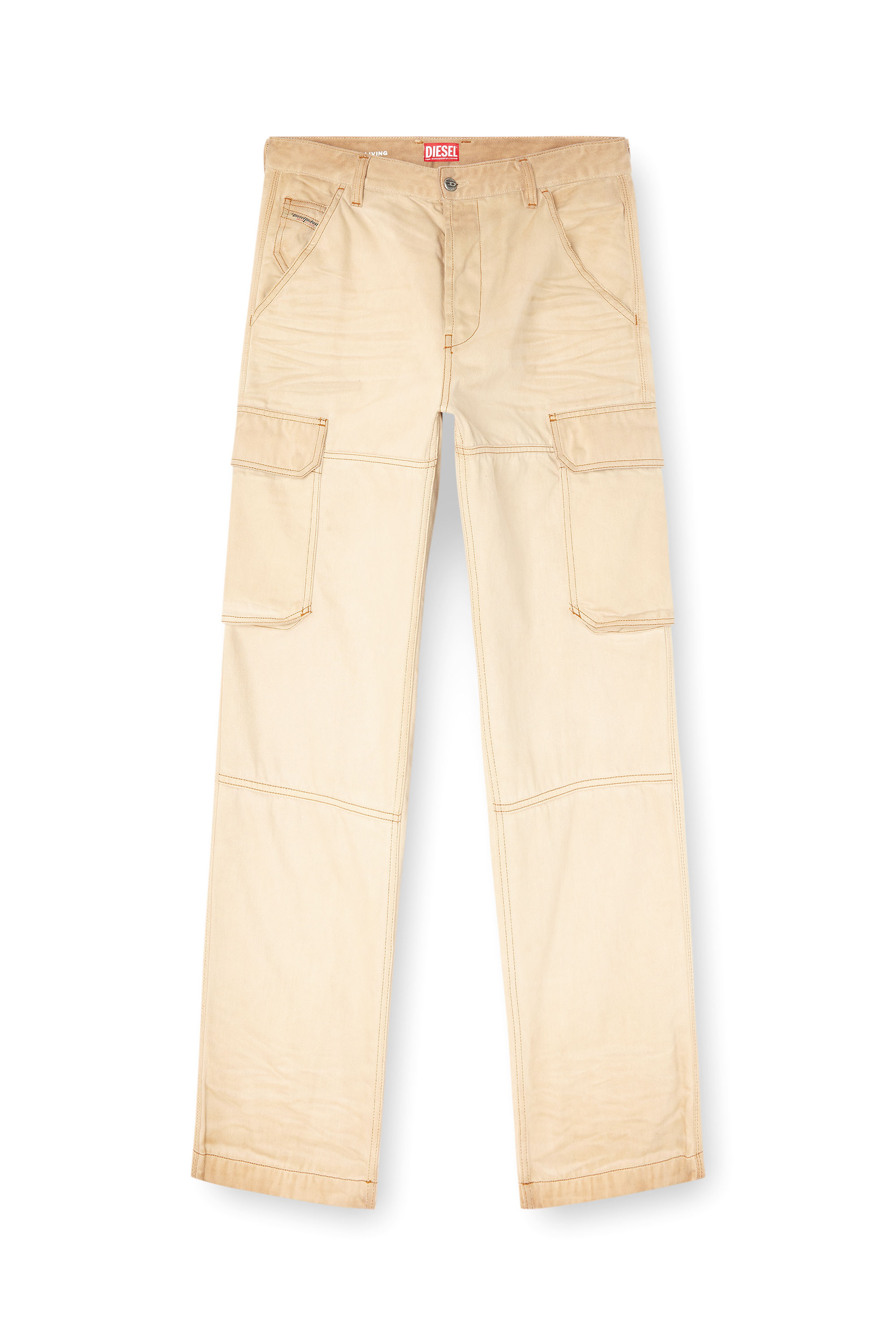 Diesel - Male's Regular Jeans D-Uty 09L26, Beige - 3