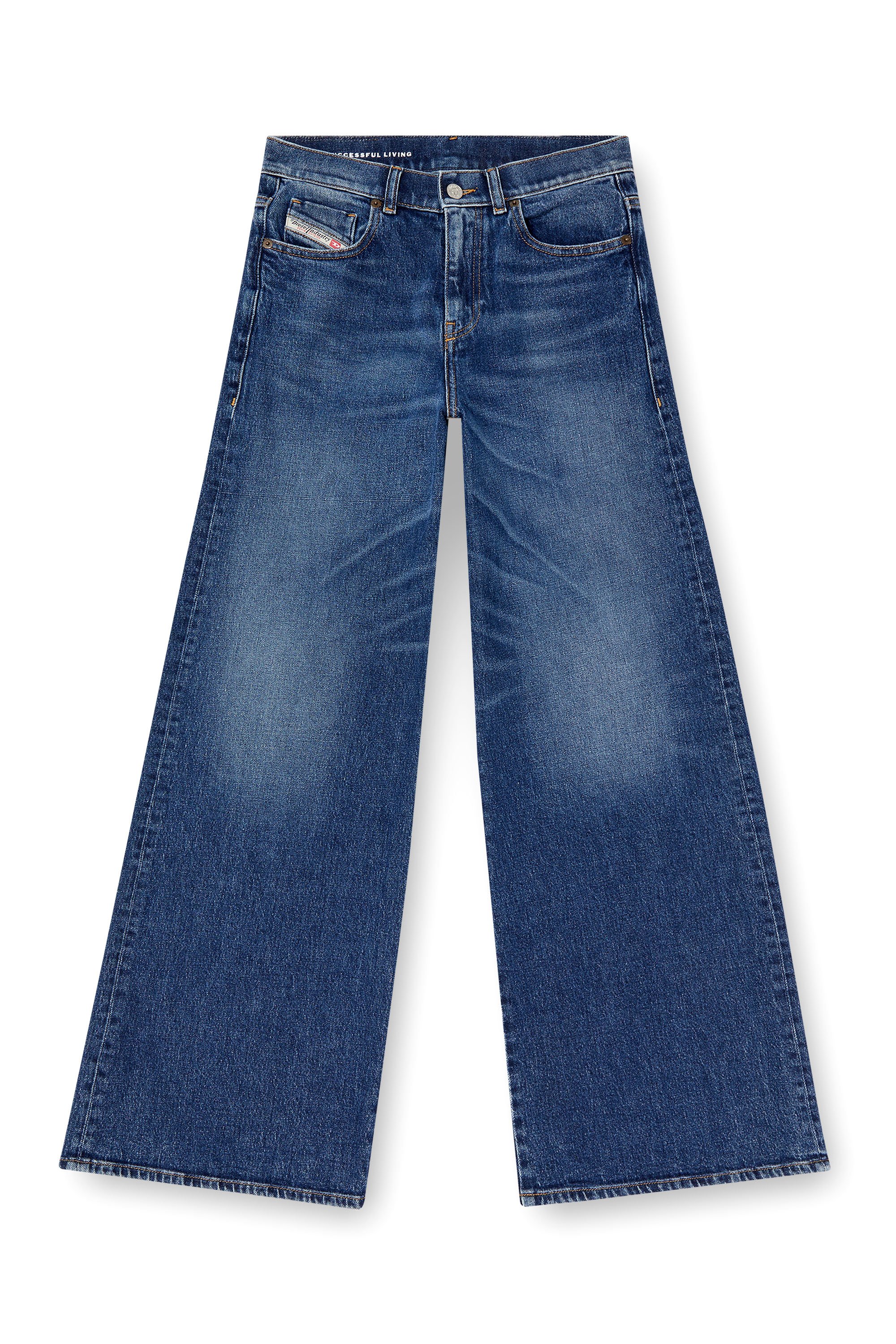 Diesel - Flare Jeans 1978 D-Akemi 09L21 Femme, Bleu Foncé - Image 3