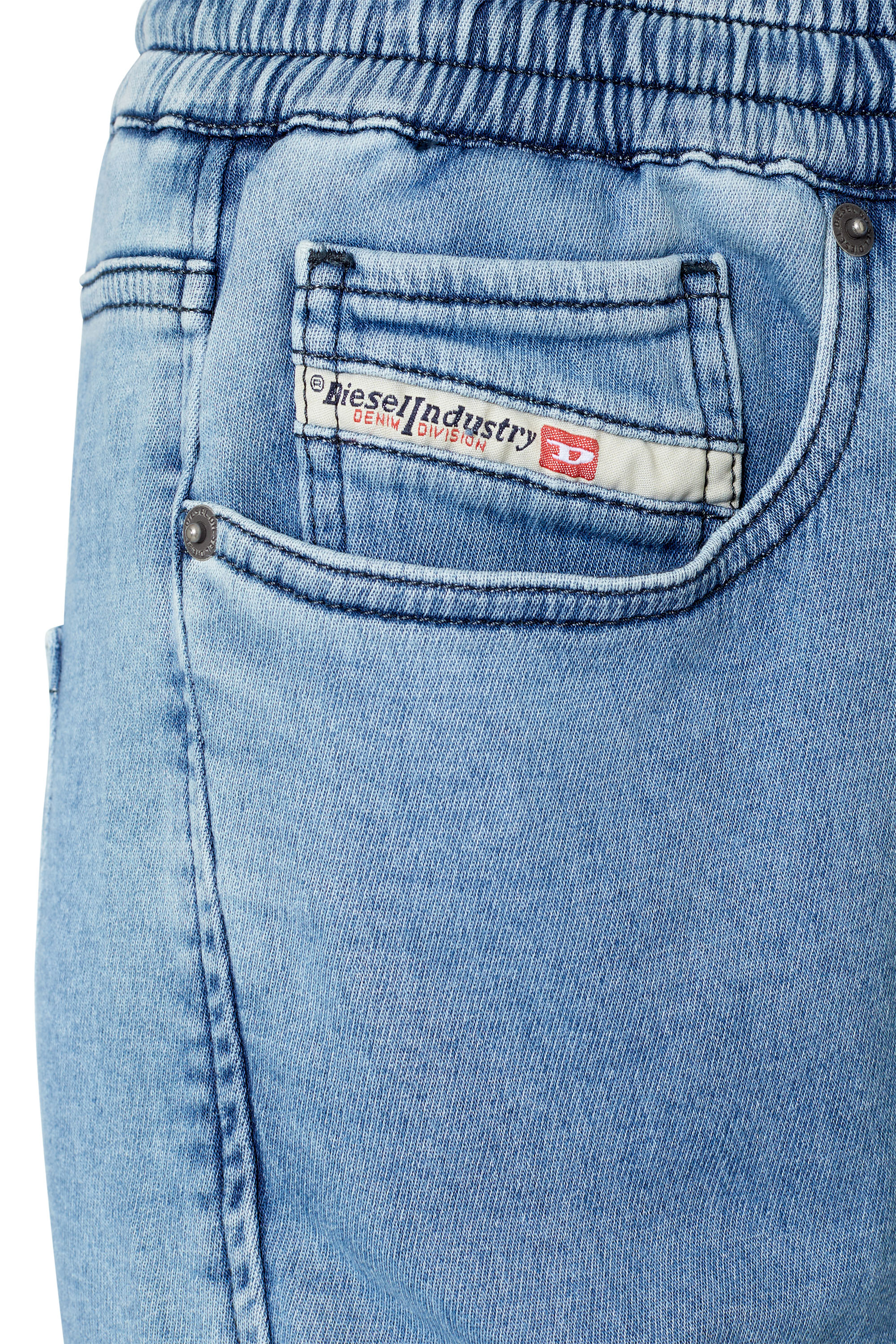 Diesel - D-Ursy Track Denim 069ZR Slim, Light Blue - Image 3