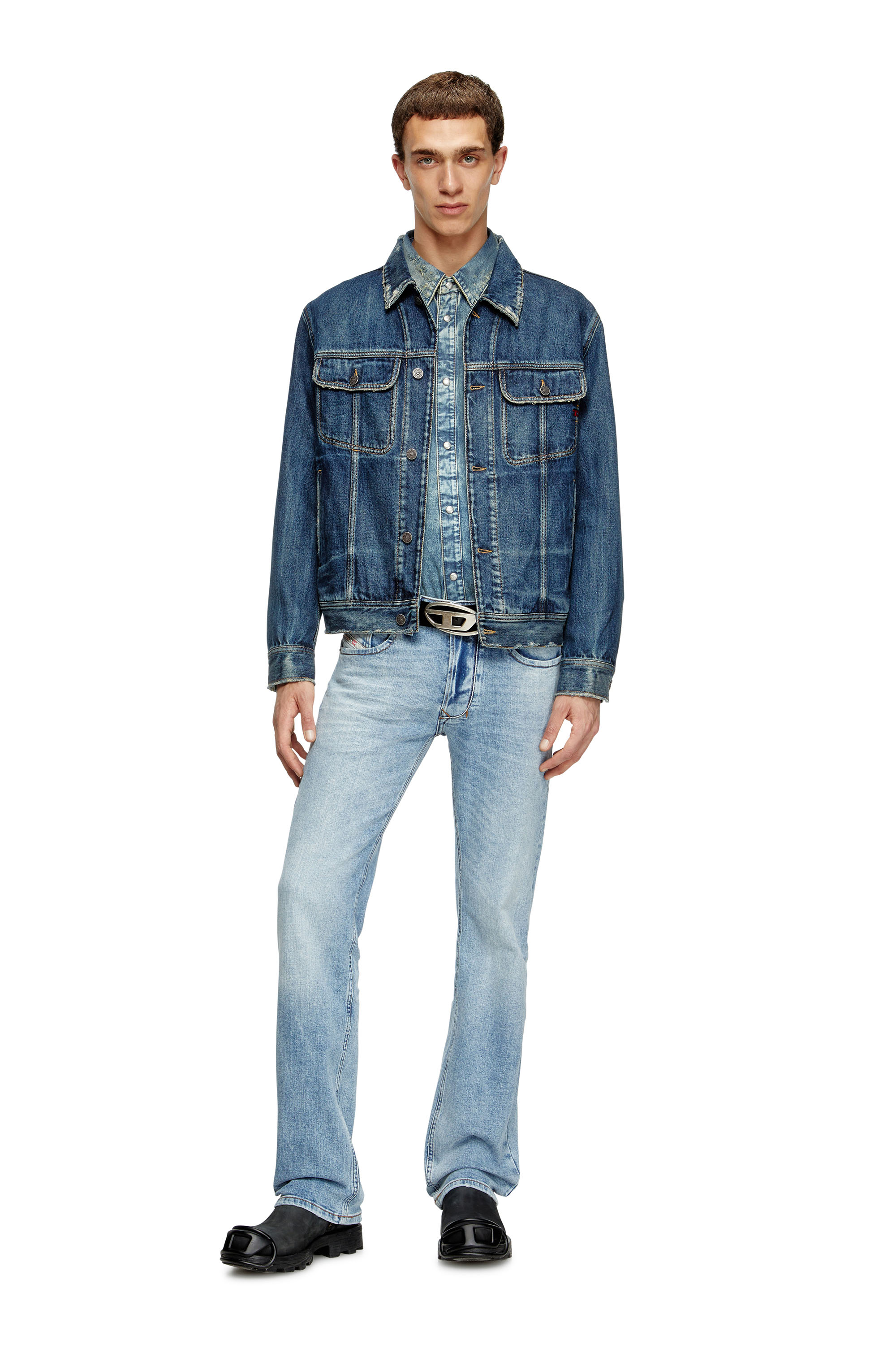 Diesel - Male's Regular Jeans 1985 Larkee 0DBDV, Light Blue - 2