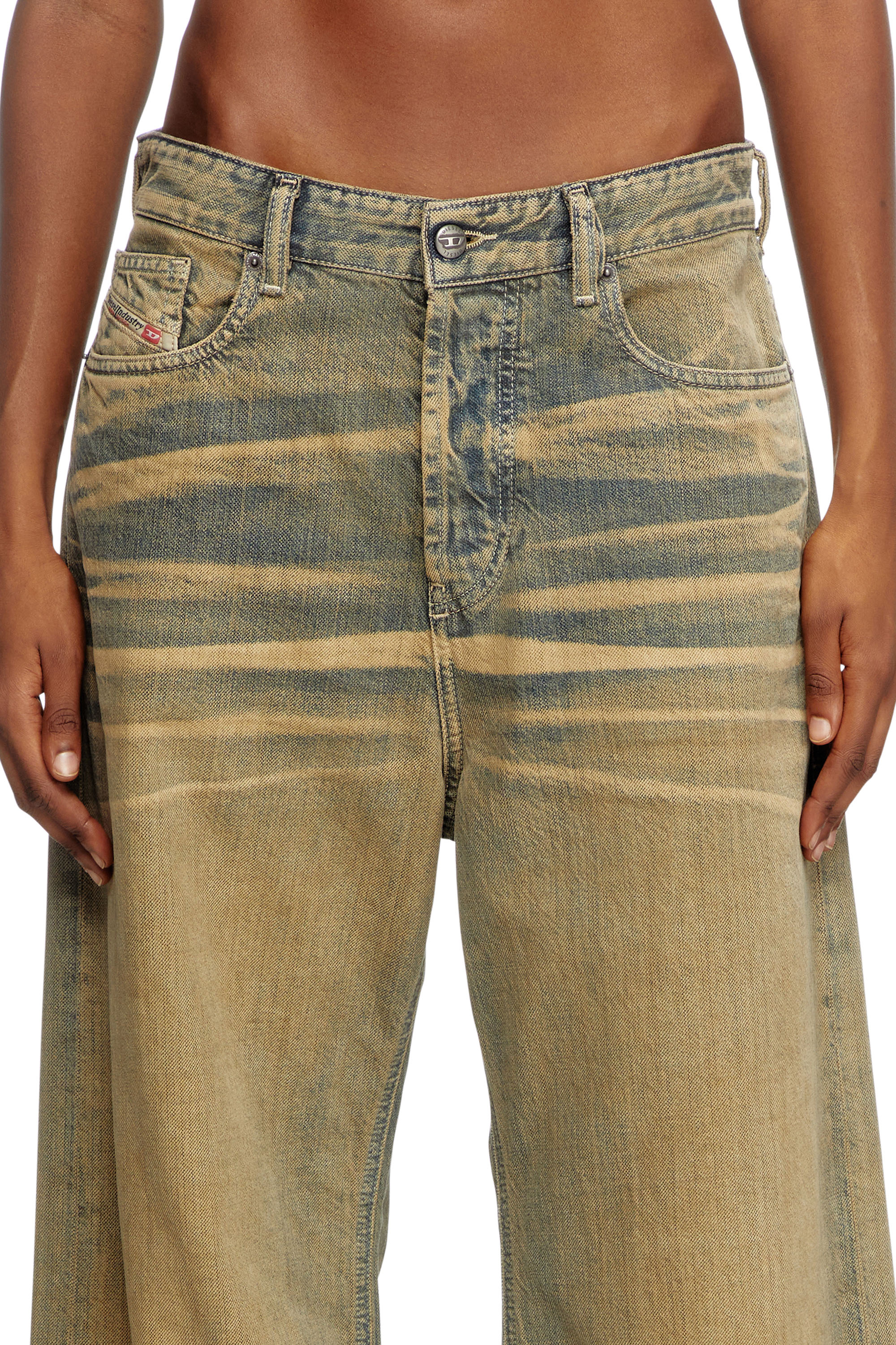 Diesel - Female's Relaxed Jeans 1996 D-Sire 09L49, Medium Blue - 5