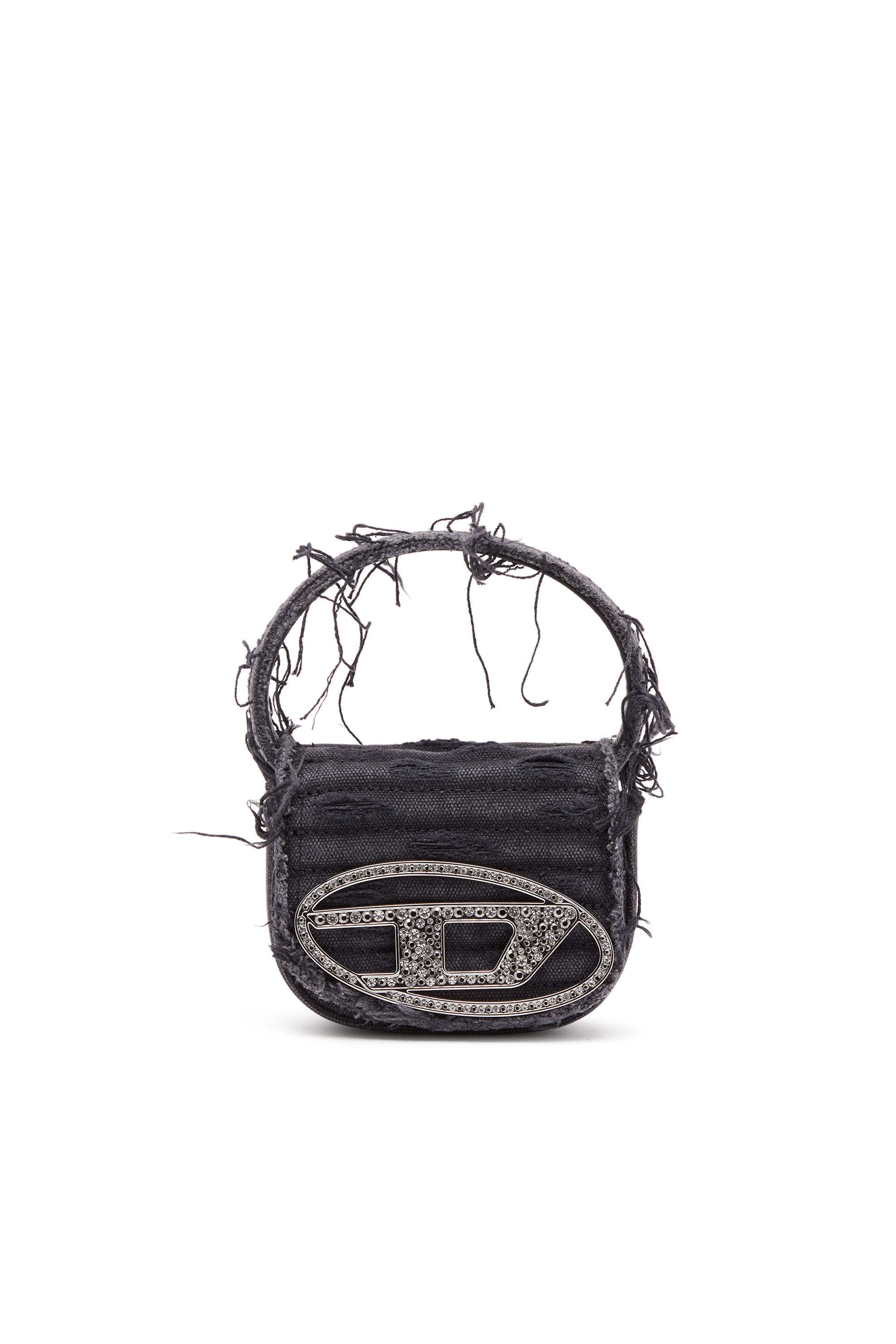 Diesel - 1DR XS, Female's 1DR XS-Iconic mini bag in canvas and leather in Black - 1