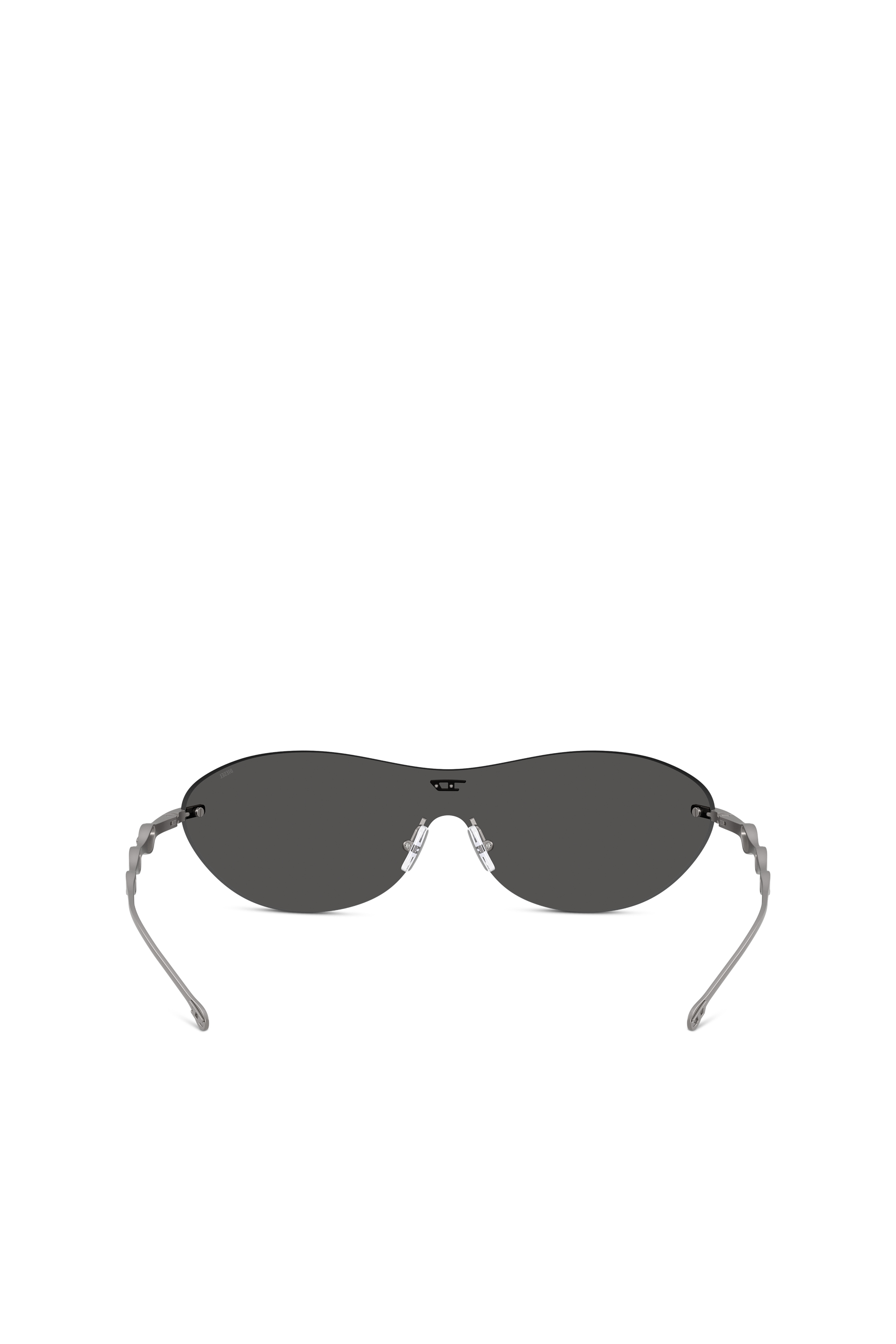 Diesel - 0DL1006, Unisex's Iconic oval sunglasses in Dark Grey - 4