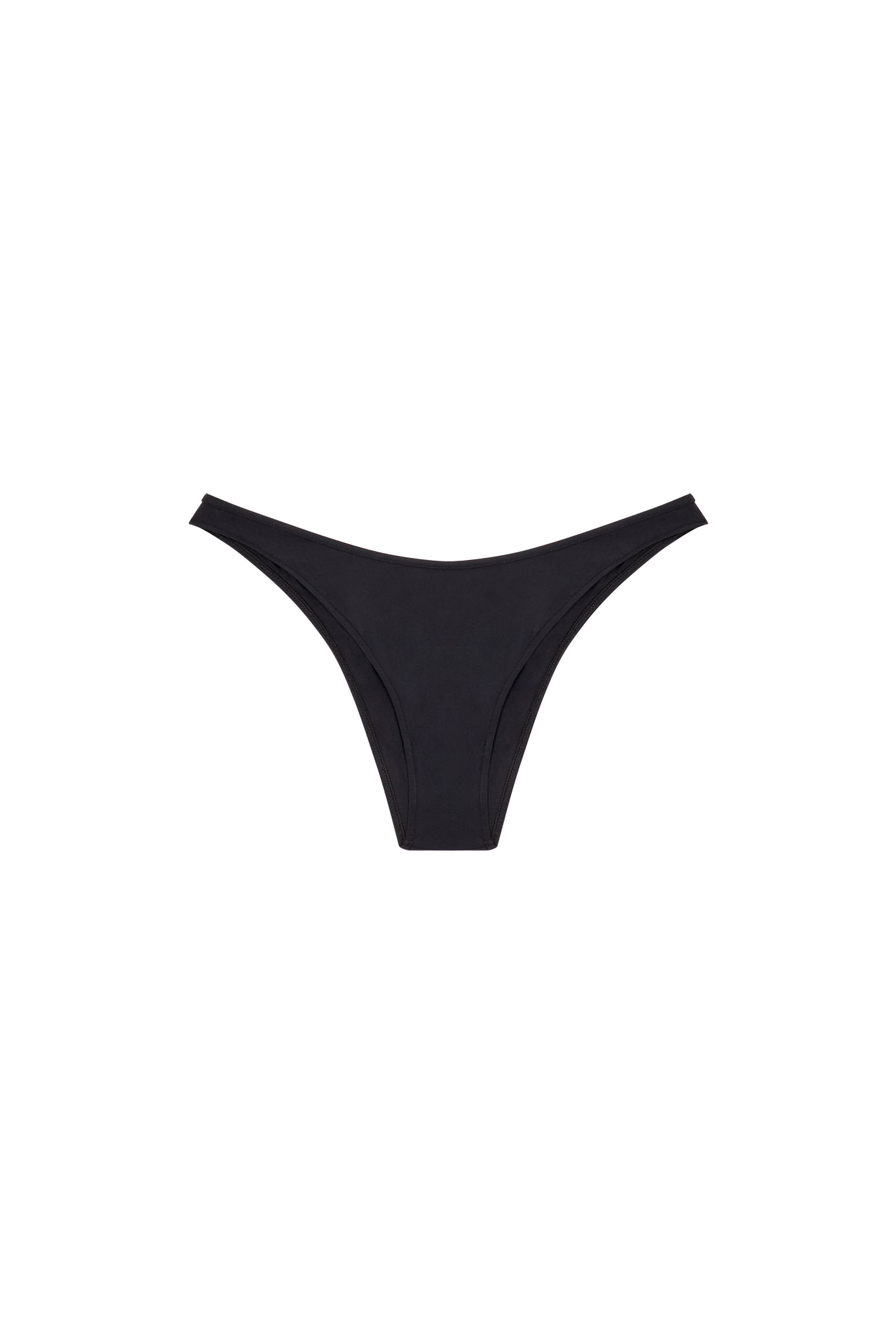 Diesel - UFPN-PUNCHY, Culotte échancrée avec plaque Oval D Femme in Noir - 4