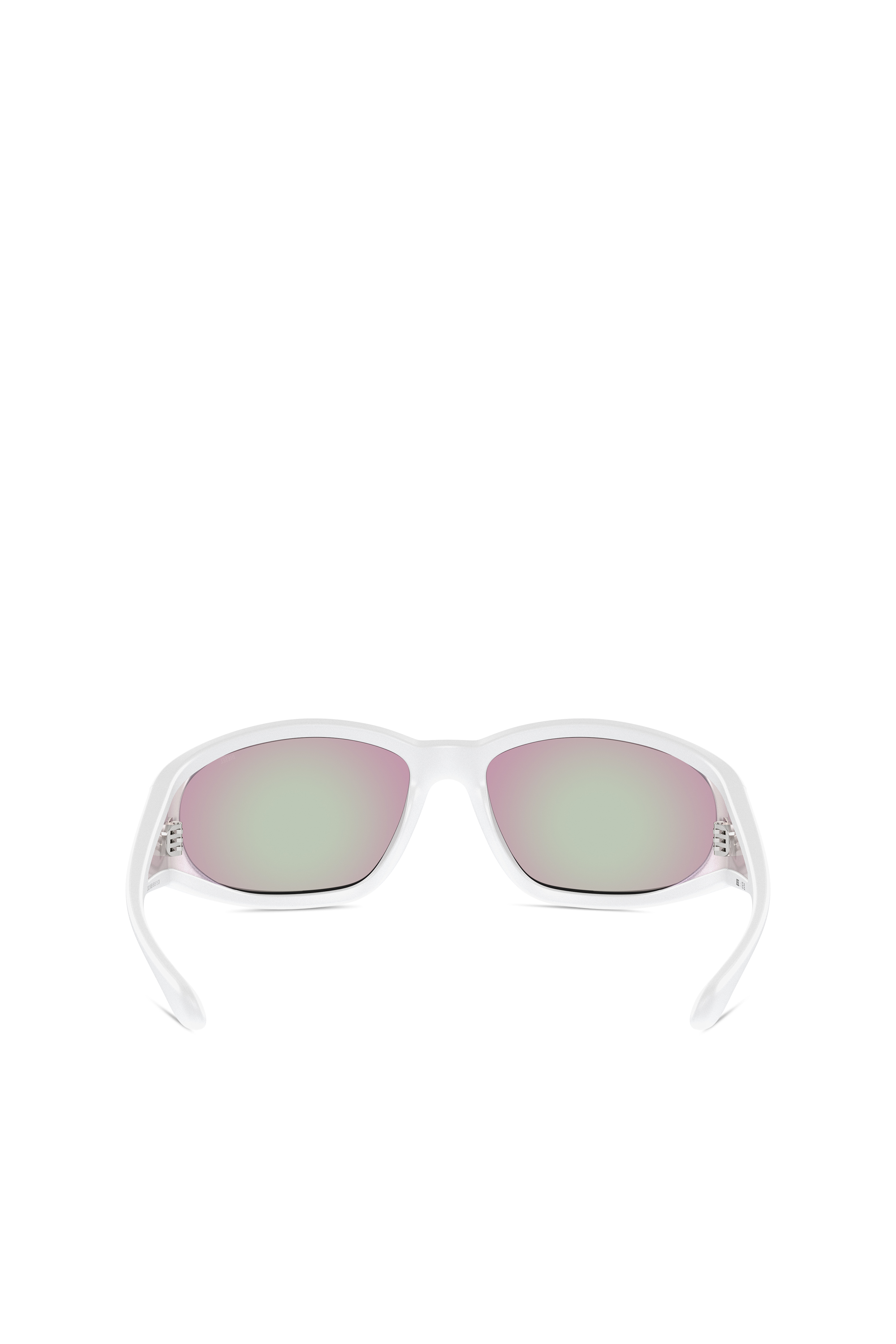Diesel - 0DL3002, Unisex Rectangular sunglasses in acetate in Bubble - Image 3
