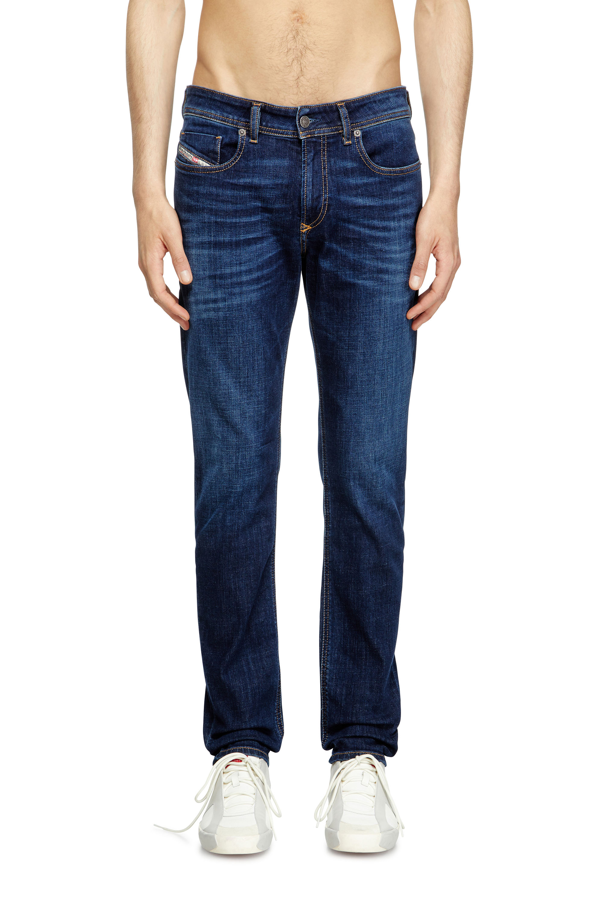 Diesel - Male's Skinny Jeans 1979 Sleenker 09J17, Dark Blue - 2