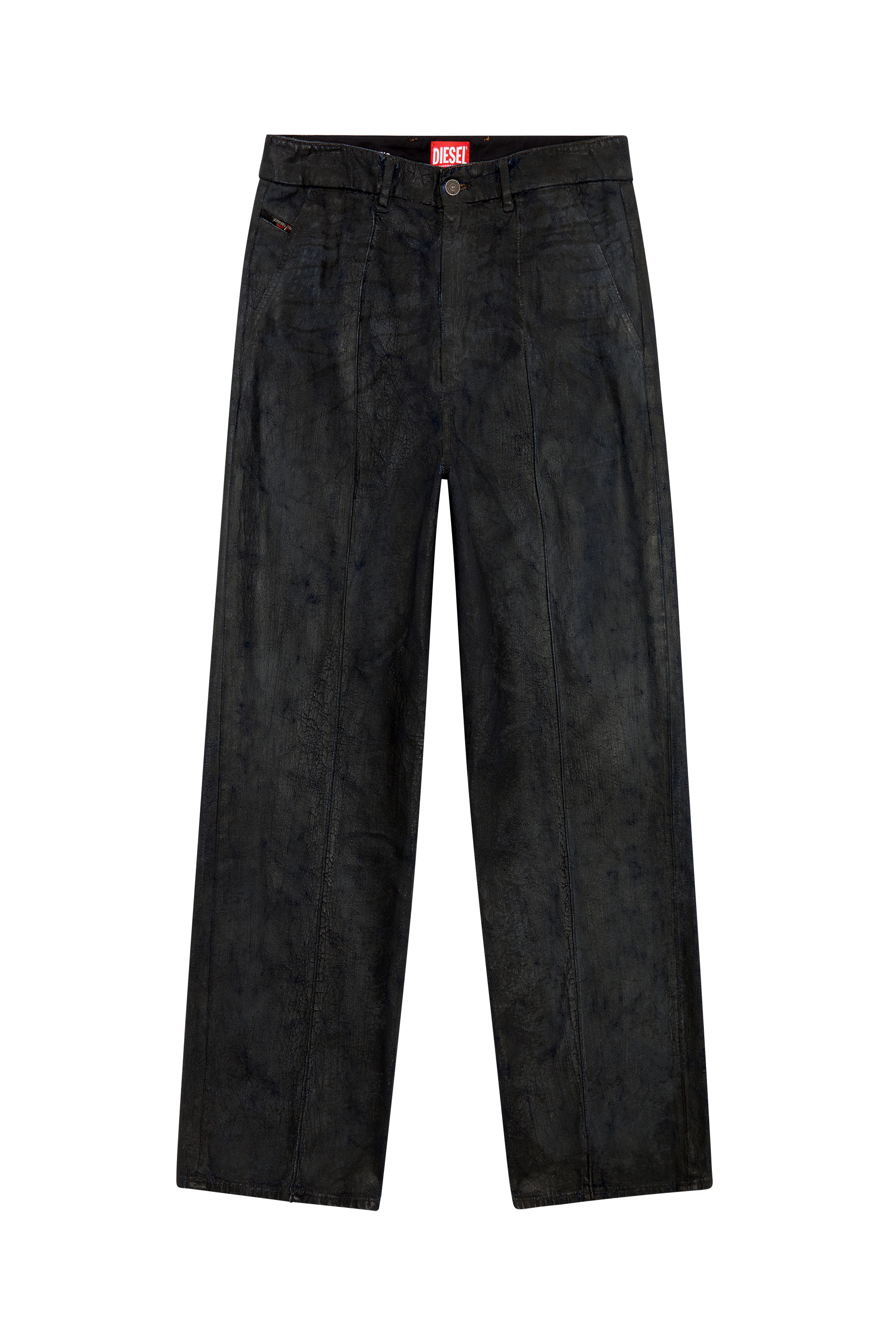 Diesel - Straight Jeans D-Chino-Work 0PGAZ, Black - Image 3