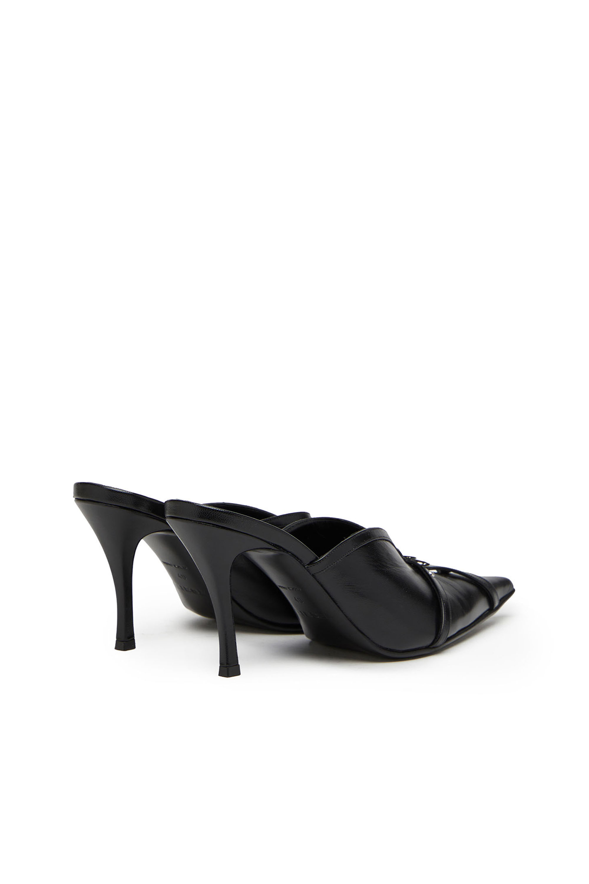 Diesel - D-ELECTRA ML, Female D-Electra ML - Stiletto mules with cage upper in Black - Image 3