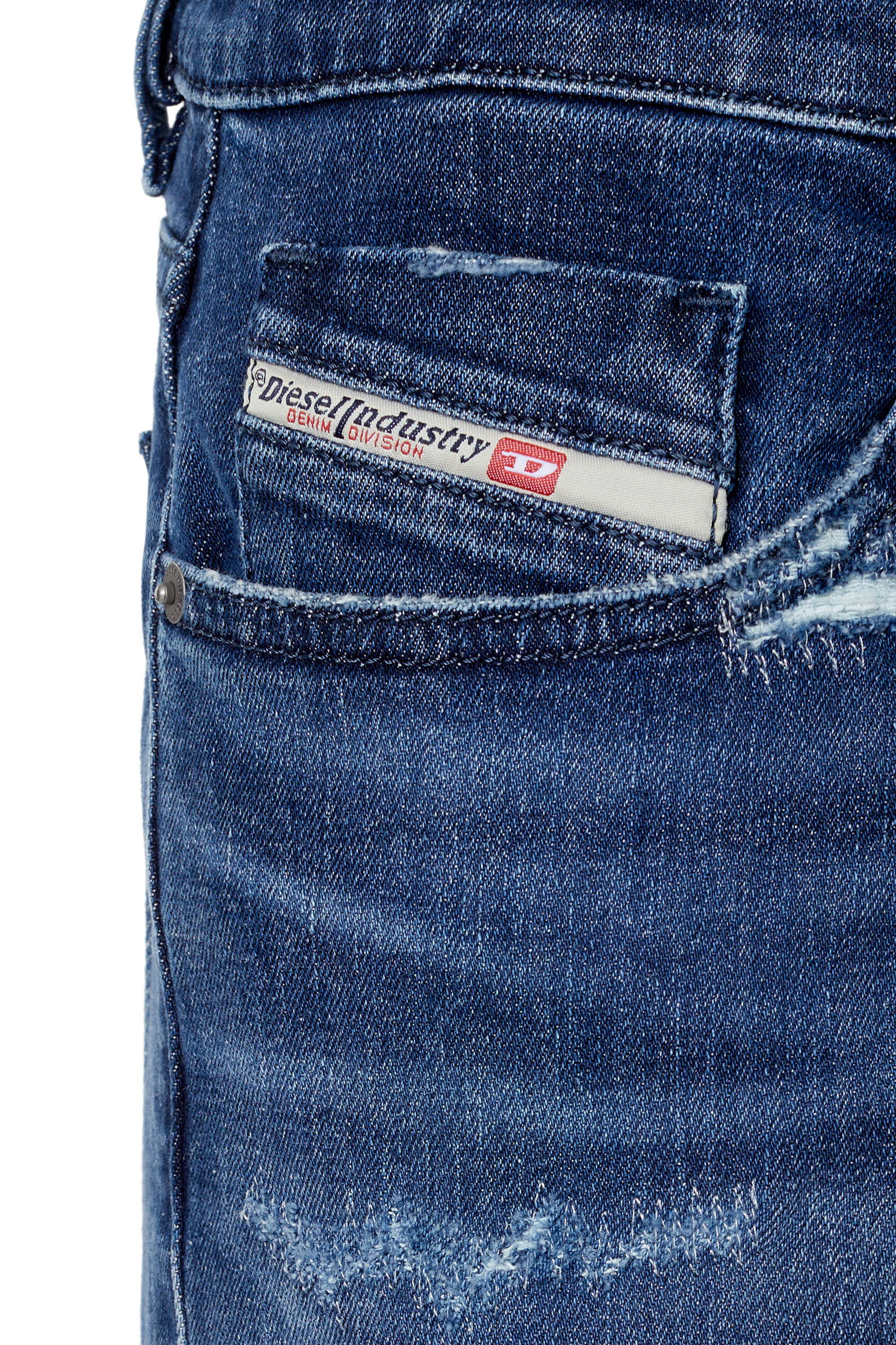 Diesel - 2019 D-STRUKT 09F55 Slim Jeans, Bleu moyen - Image 5