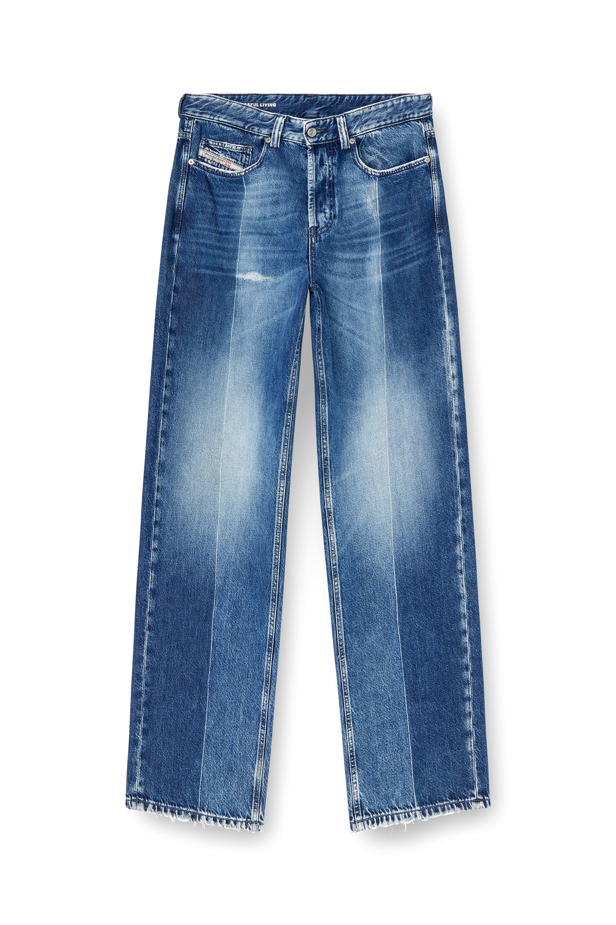 Diesel - Male's Relaxed Jeans 2001 D-Macro 09L48, Medium Blue - 3