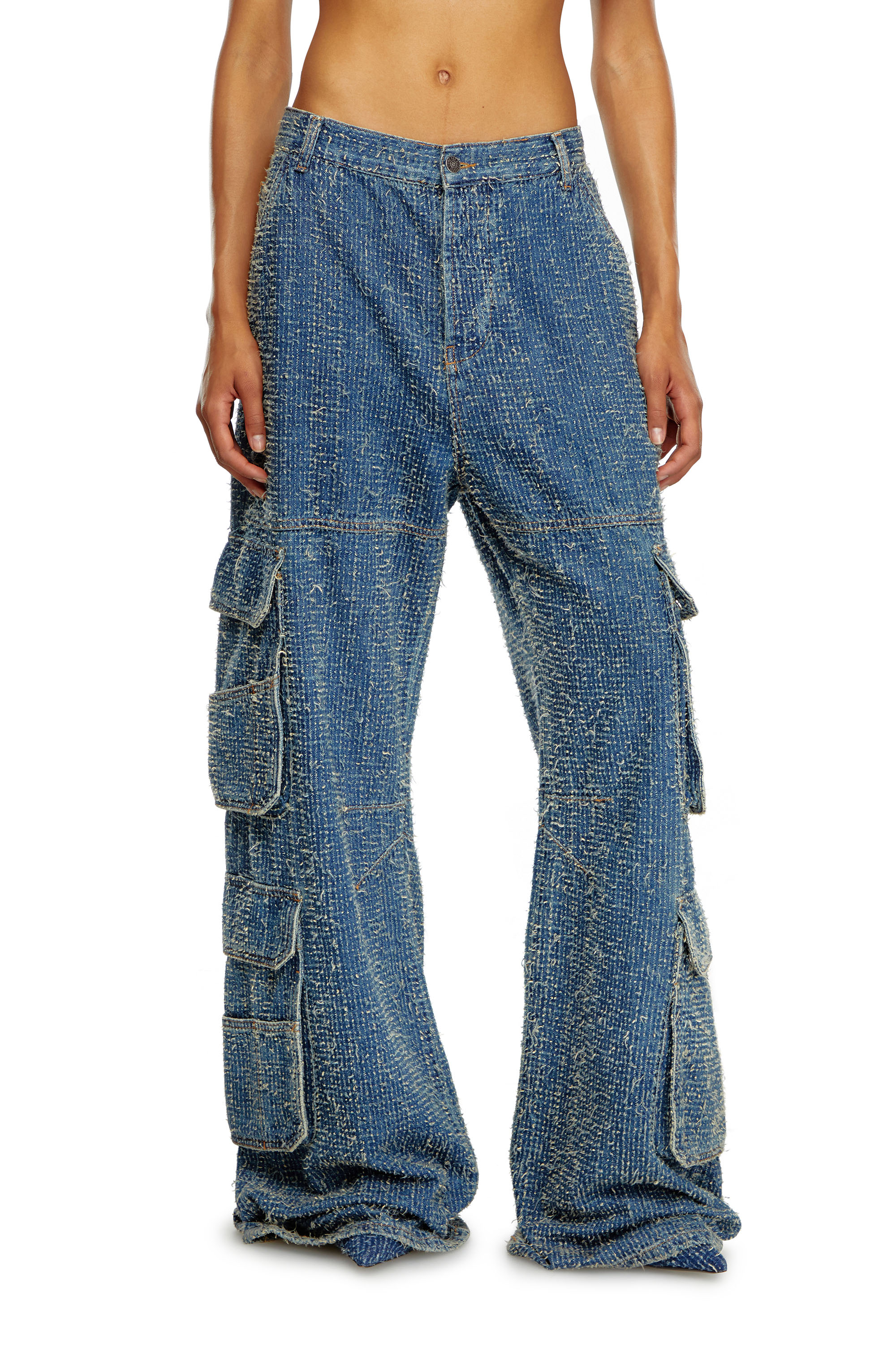 Diesel - Relaxed Jeans 1996 D-Sire 0PGAH Femme, Bleu moyen - Image 1