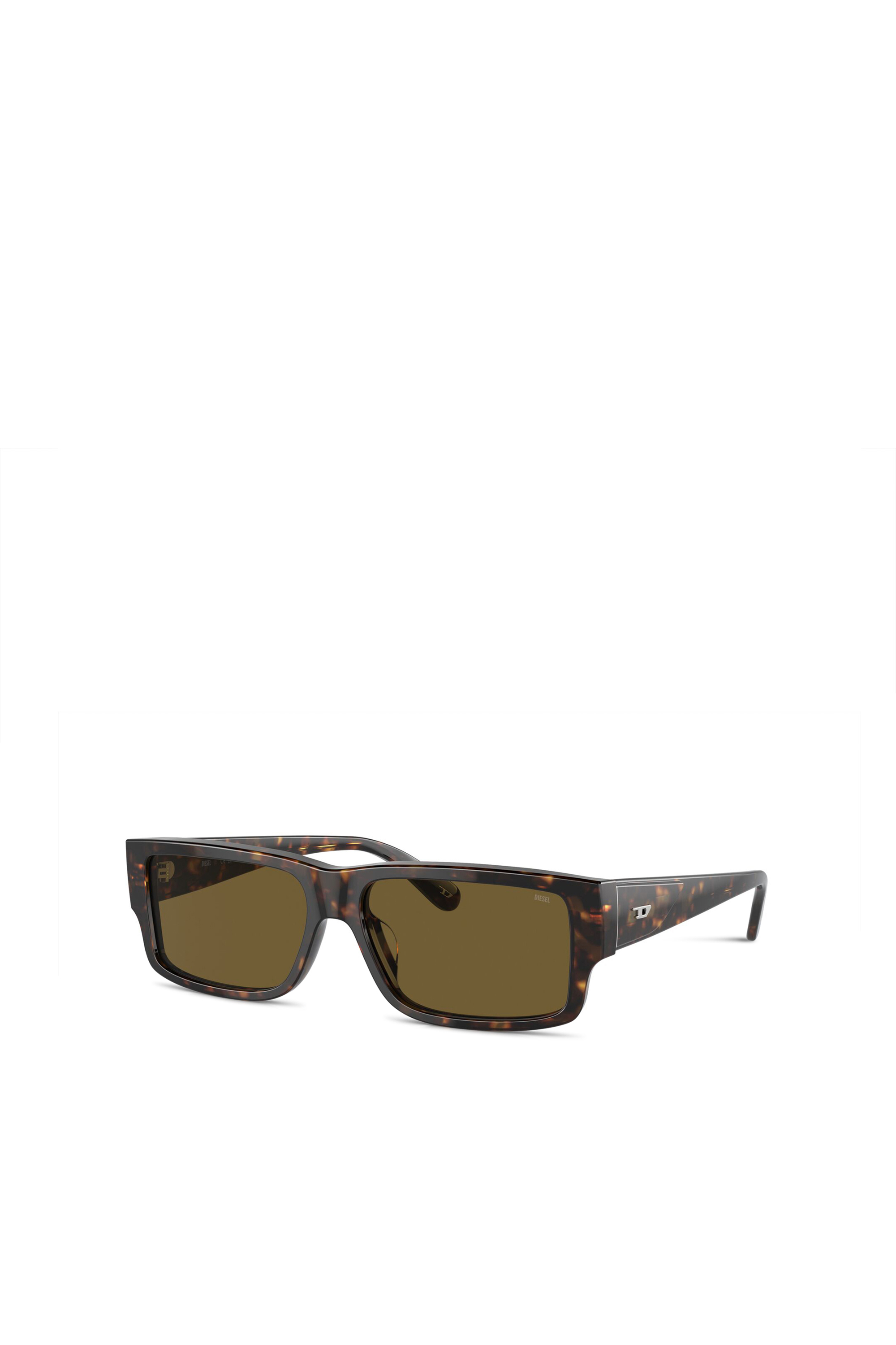 Diesel - 0DL2003 SIZE 57, Male's Rectangle sunglasses in Brown - 4