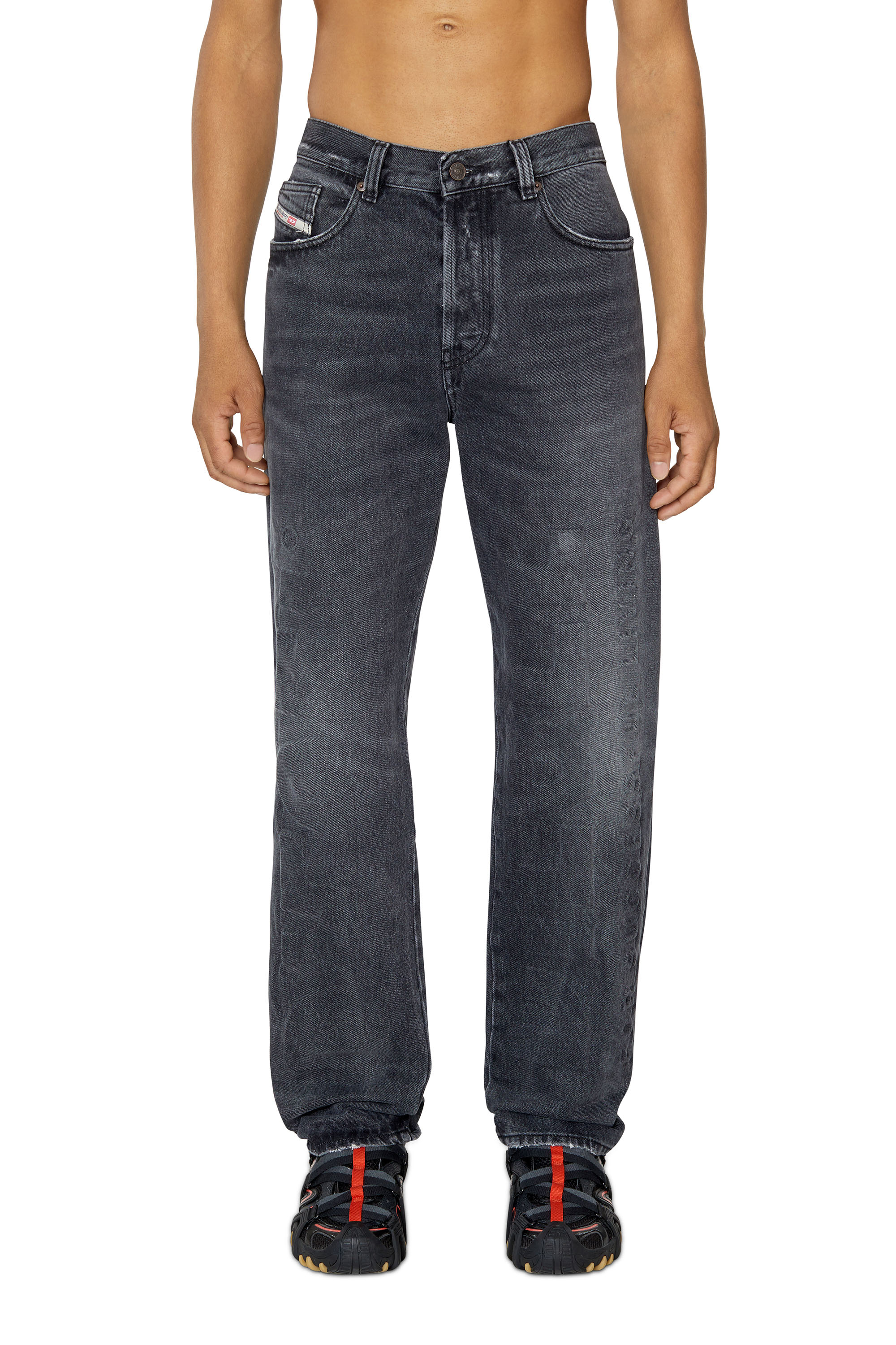 Diesel - 2010 D-Macs 007J5 Straight Jeans, Black/Dark Grey - Image 1
