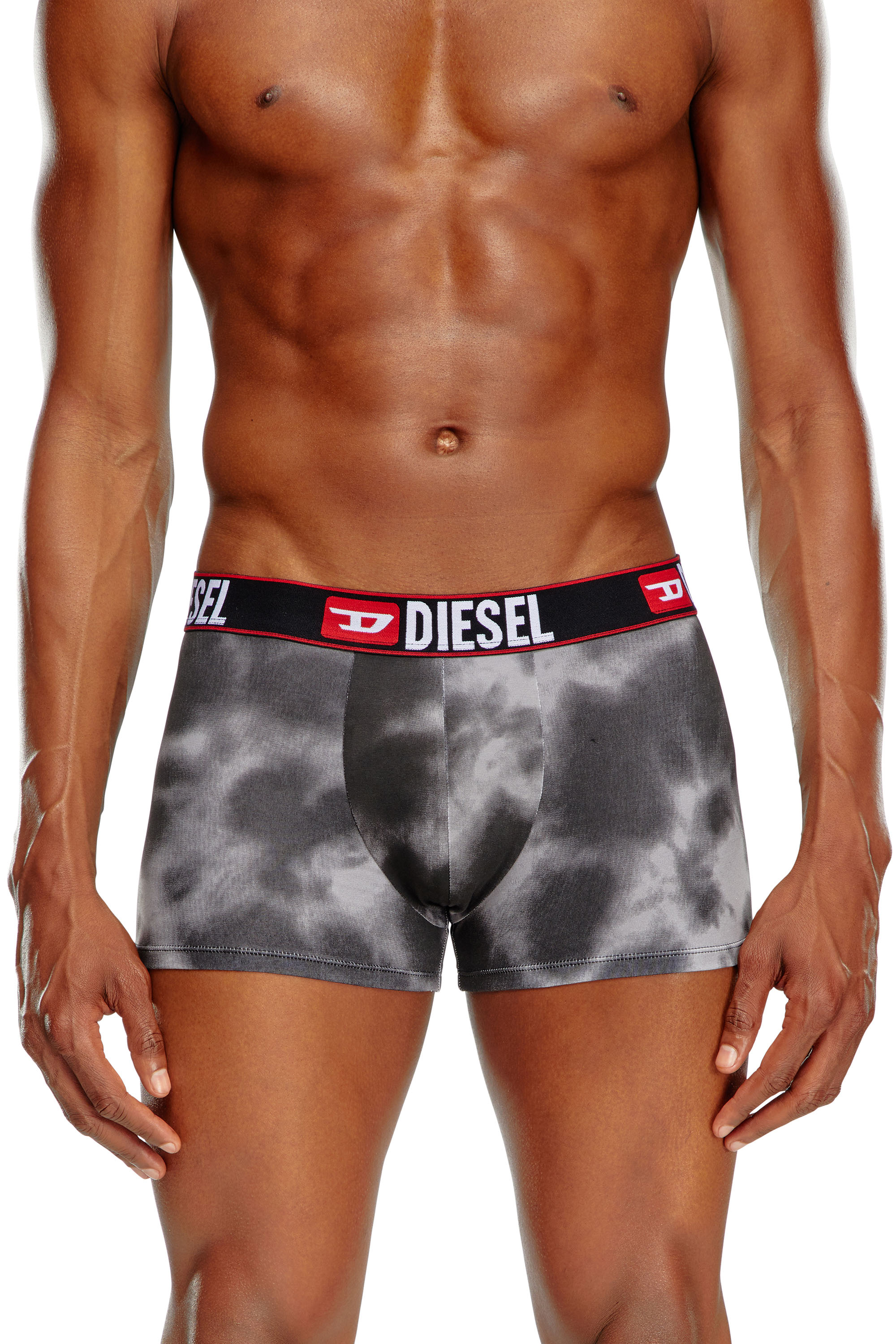 Diesel - UMBX-DAMIENTHREEPACK, Male's 3-pack of boxer briefs with cloudy motif in Black/Grey - 2