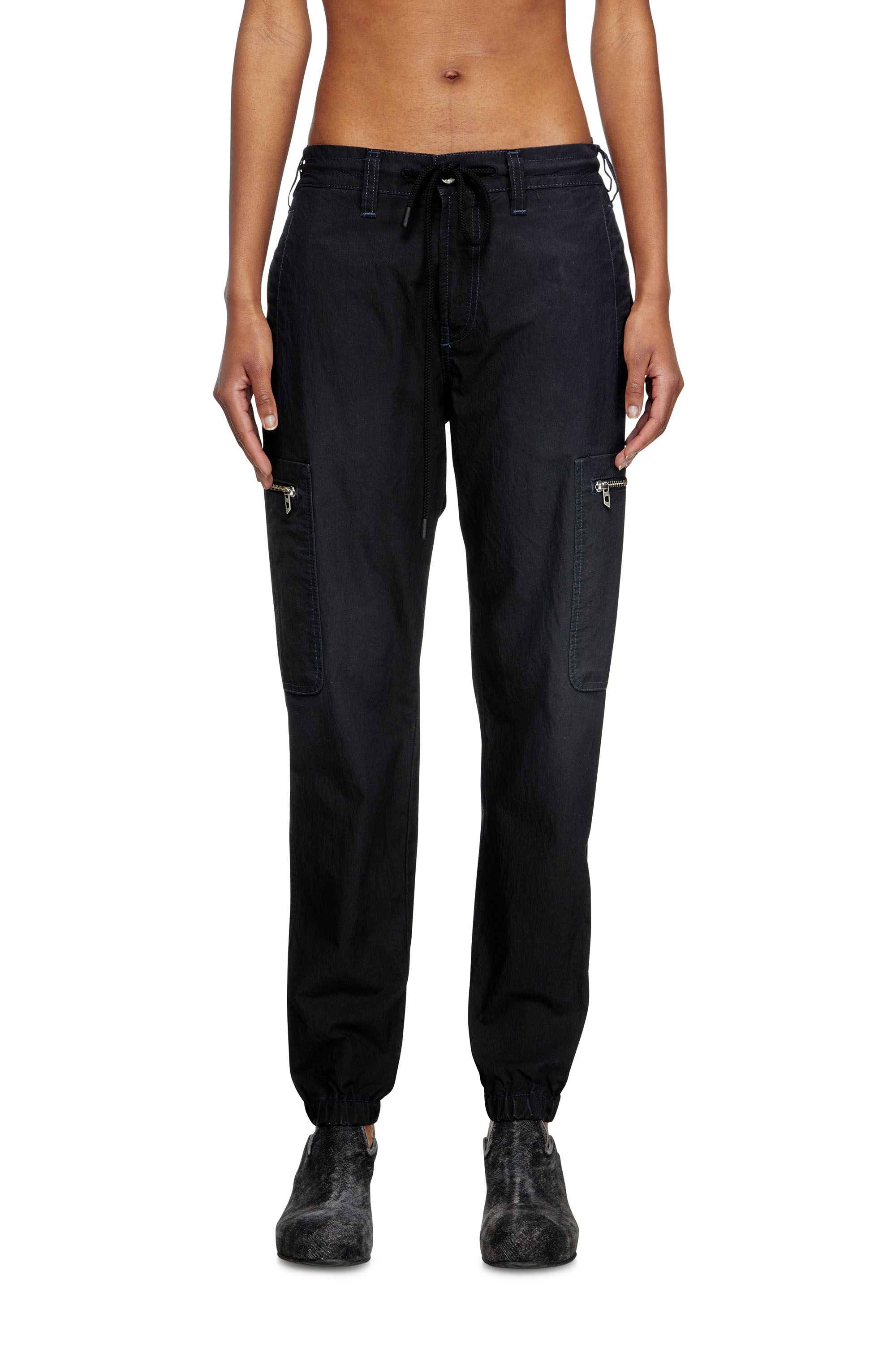 Diesel - Unisex's Slim D-Lab JoggJeans® 068SJ, Black/Dark Grey - 1