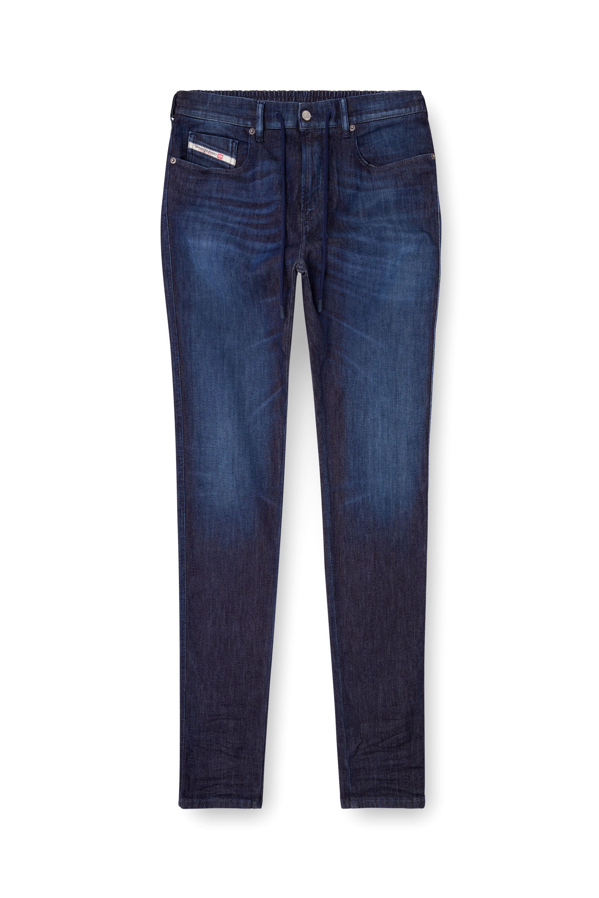 Diesel - Slim 2060 D-Strukt Joggjeans® 09L11 Homme, Bleu Foncé - Image 3