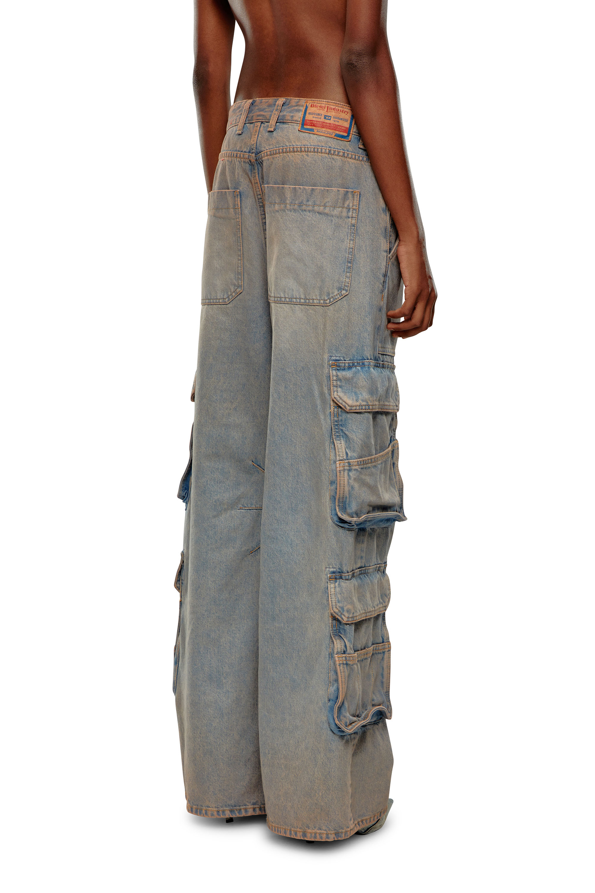 Diesel - Femme Straight Jeans 1996 D-Sire 0KIAI, Bleu Clair - Image 3