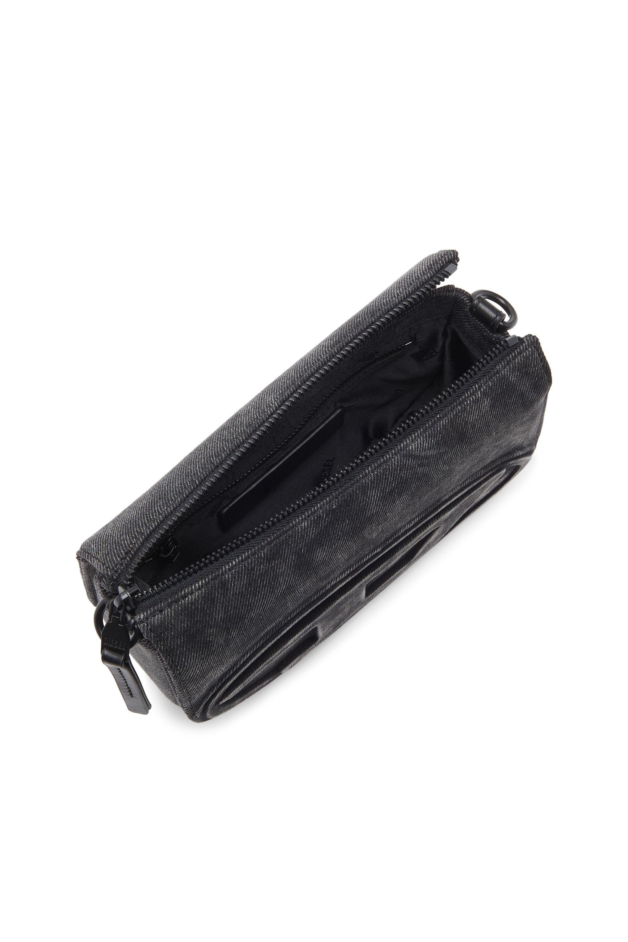 Diesel - 1DR CAMERA BAG, Sac Camera en denim stonewashed Homme in Noir - 4