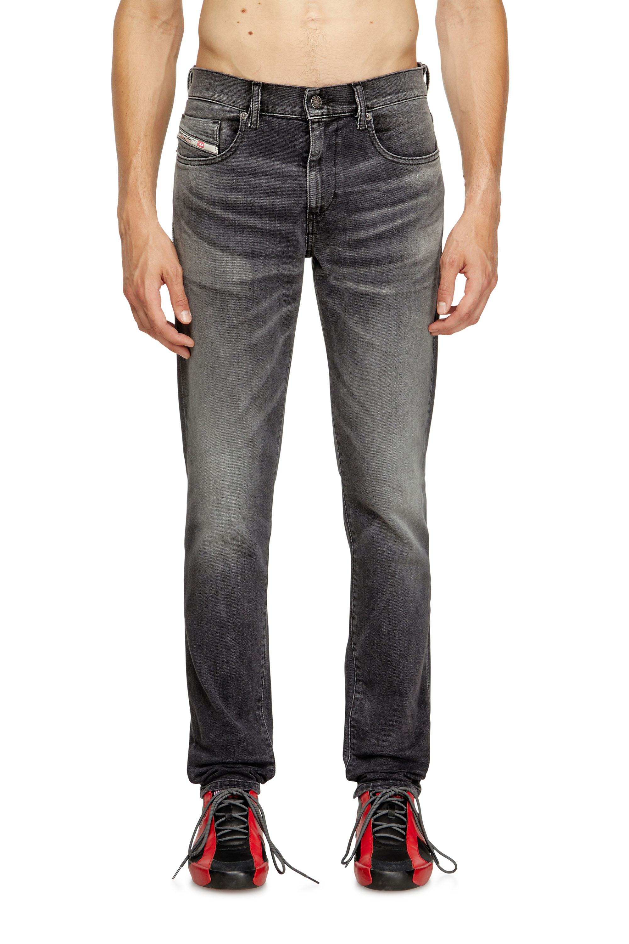 Diesel - Male's Slim Jeans 2019 D-Strukt 09J52, Black/Dark Grey - 1