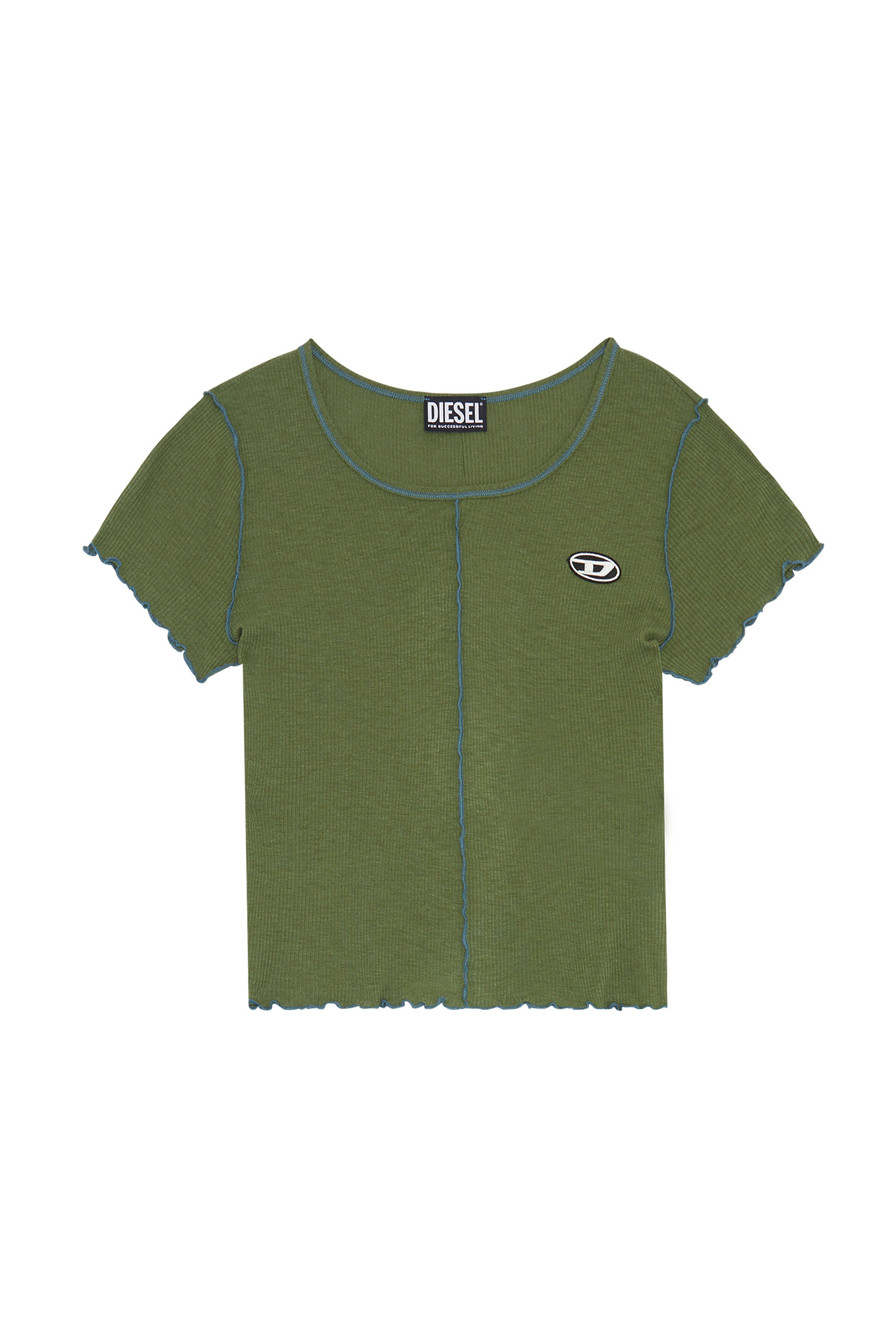 Diesel - T-RIBYELLE, Olive Green - Image 6