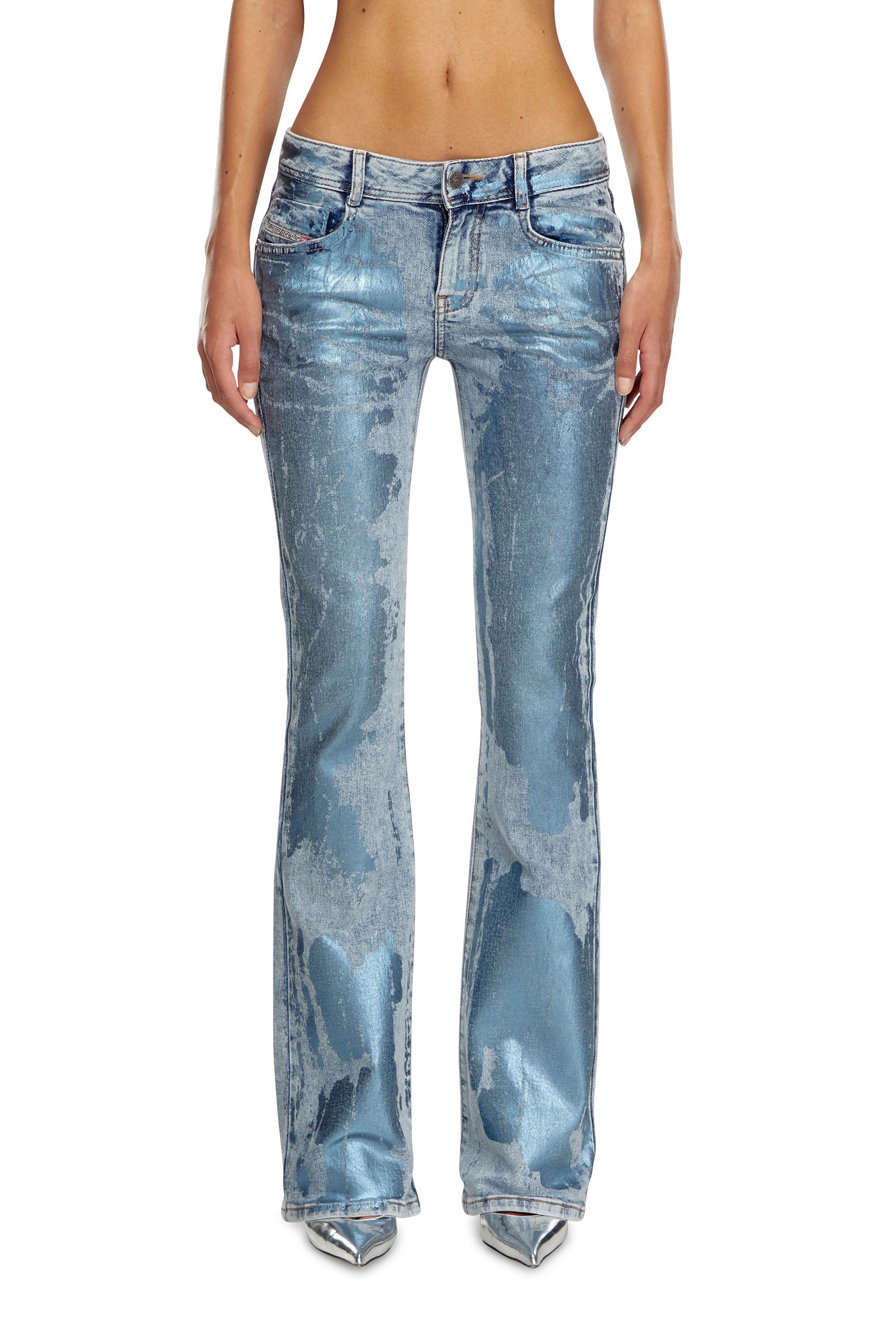Diesel - Female Bootcut and Flare Jeans 1969 D-Ebbey 0AJEU, Light Blue - Image 2