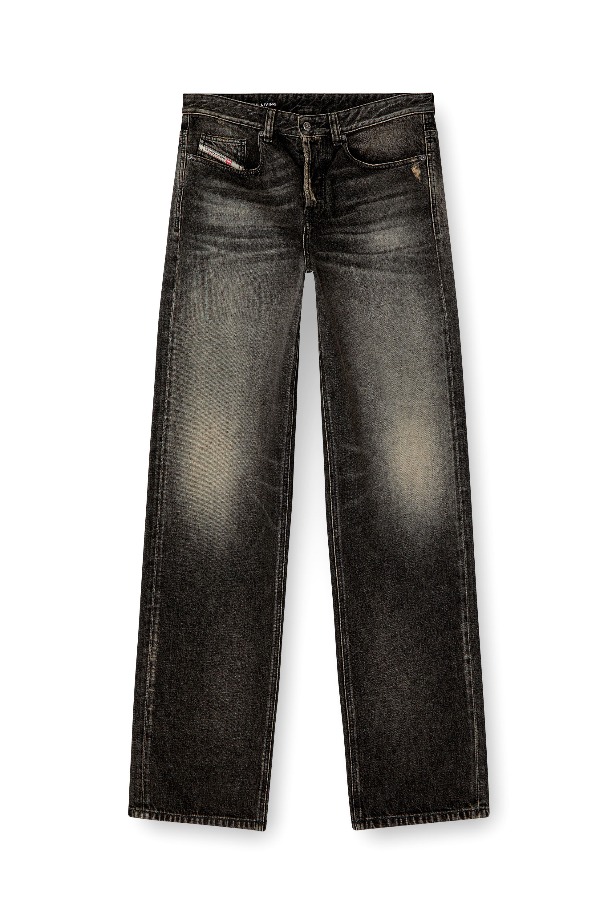 Diesel - Male's Relaxed Jeans 2001 D-Macro 007Z1, Black/Dark Grey - 5