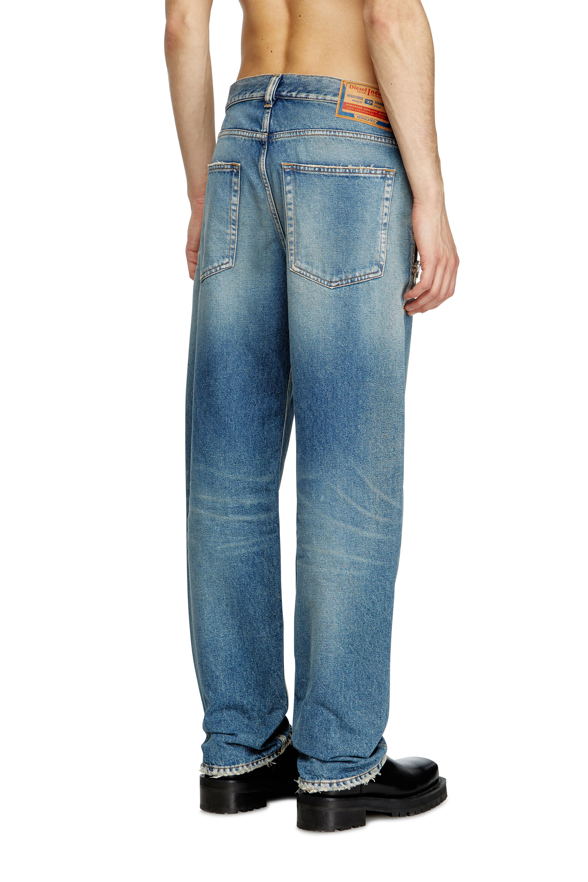 Diesel - Regular Jeans 2010 D-Macs 09L43 Homme, Bleu moyen - Image 4