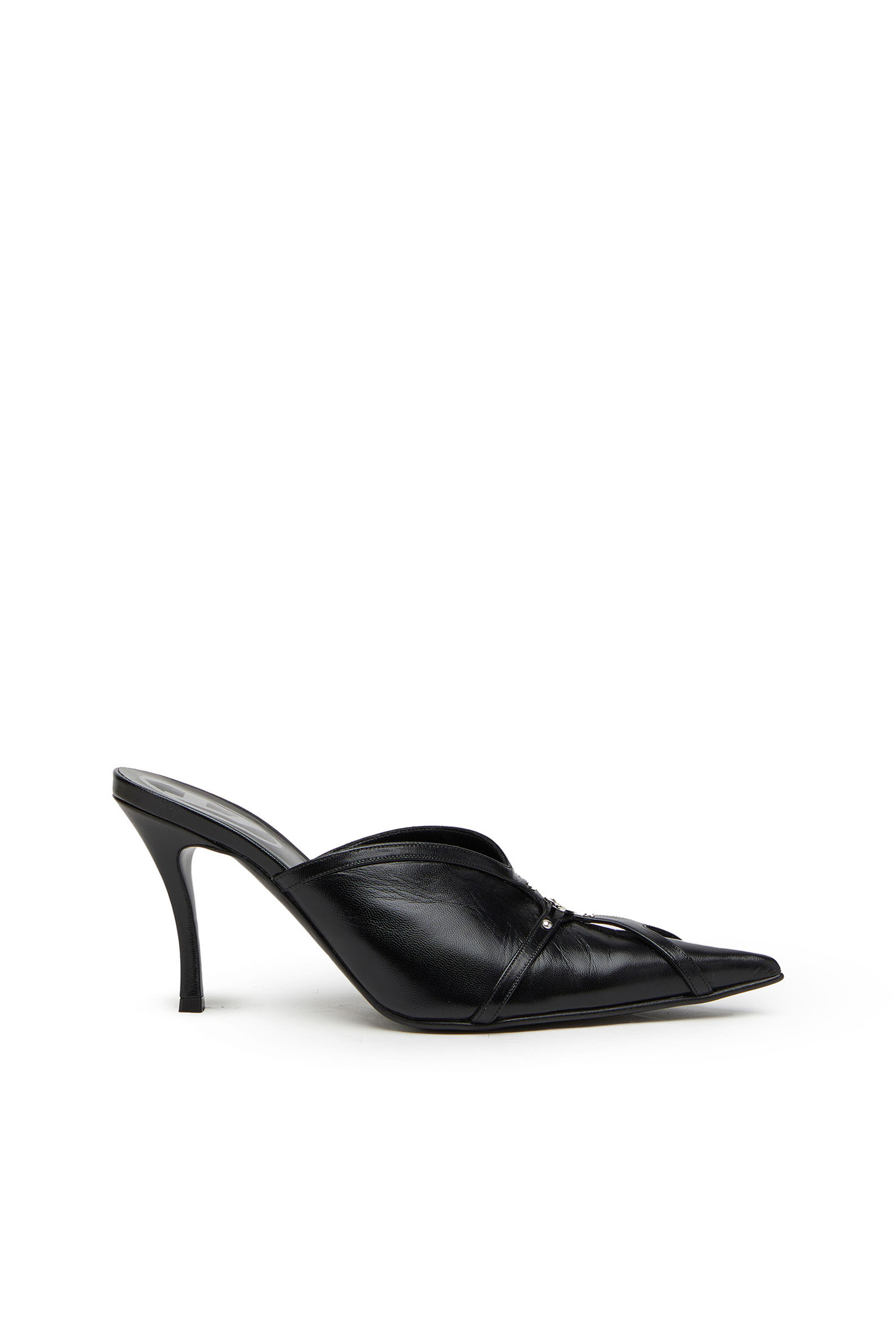 Diesel - D-ELECTRA ML, Female D-Electra ML - Stiletto mules with cage upper in Black - Image 2