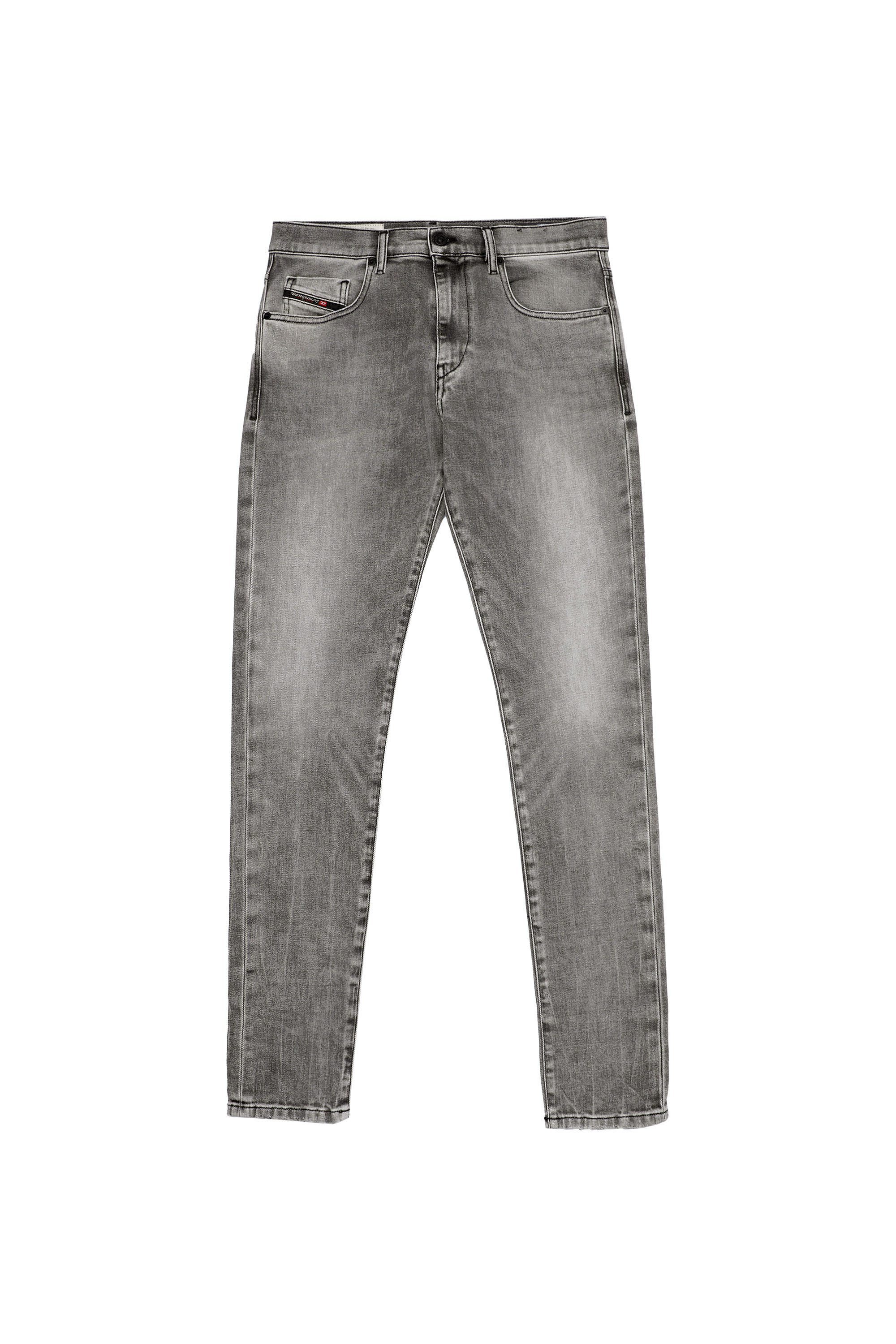 Diesel - 2019 D-STRUKT 009KA Slim Jeans, Light Grey - Image 6