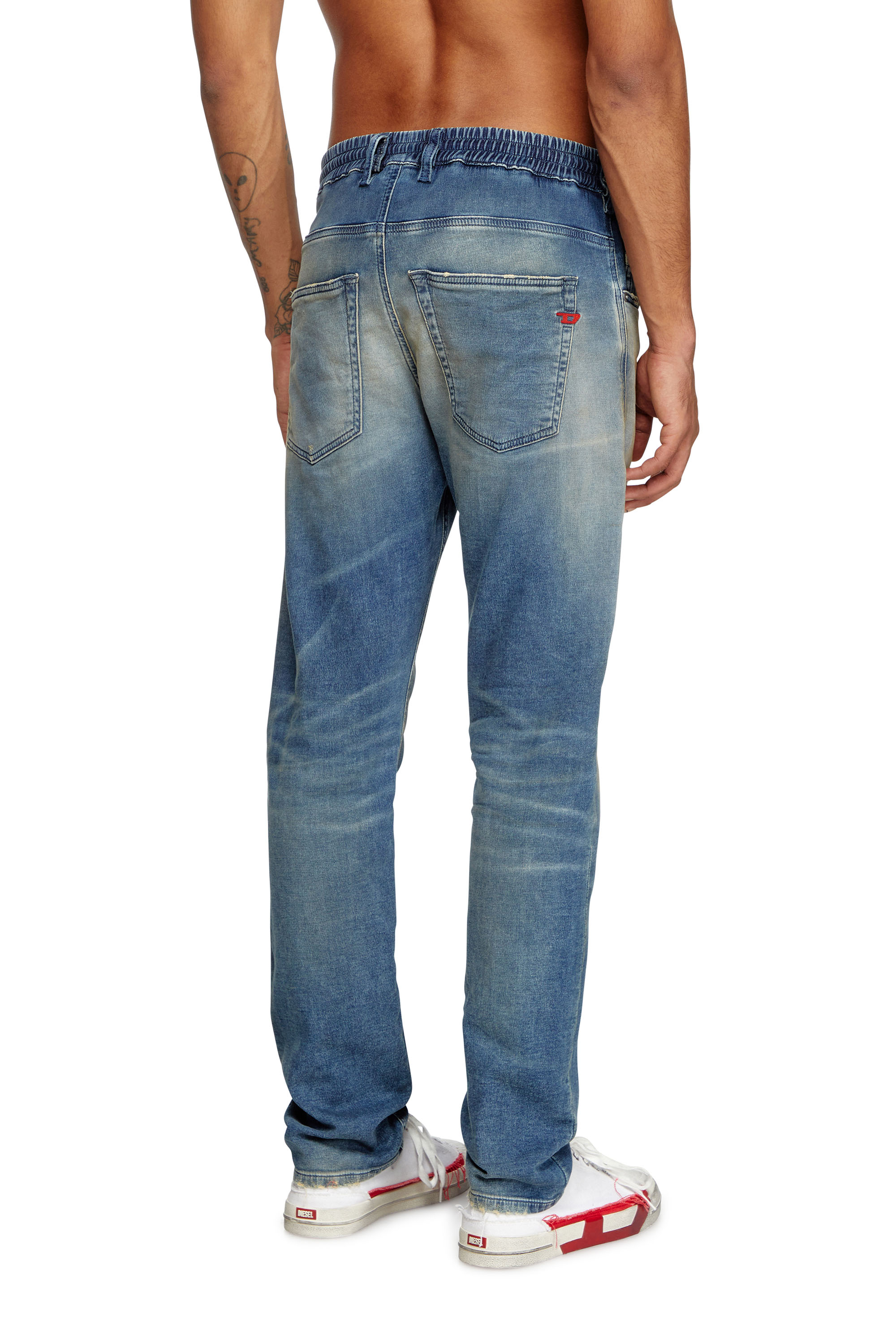 Diesel - Male's Regular 2030 D-Krooley Joggjeans® 068PQ, Medium Blue - 4