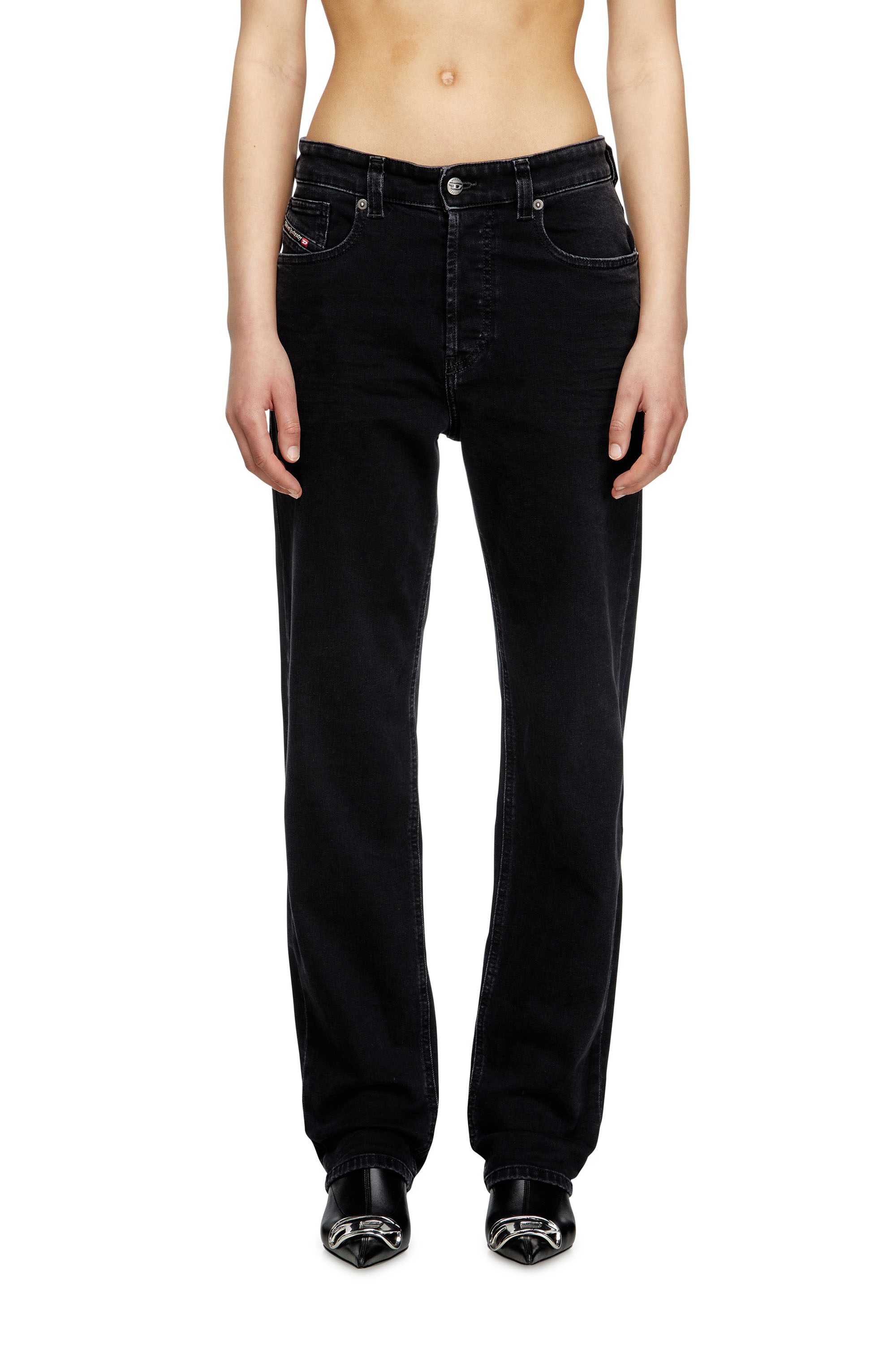 Diesel - Female's Regular Jeans 1988 D-Ark 09M69, Black/Dark Grey - 1