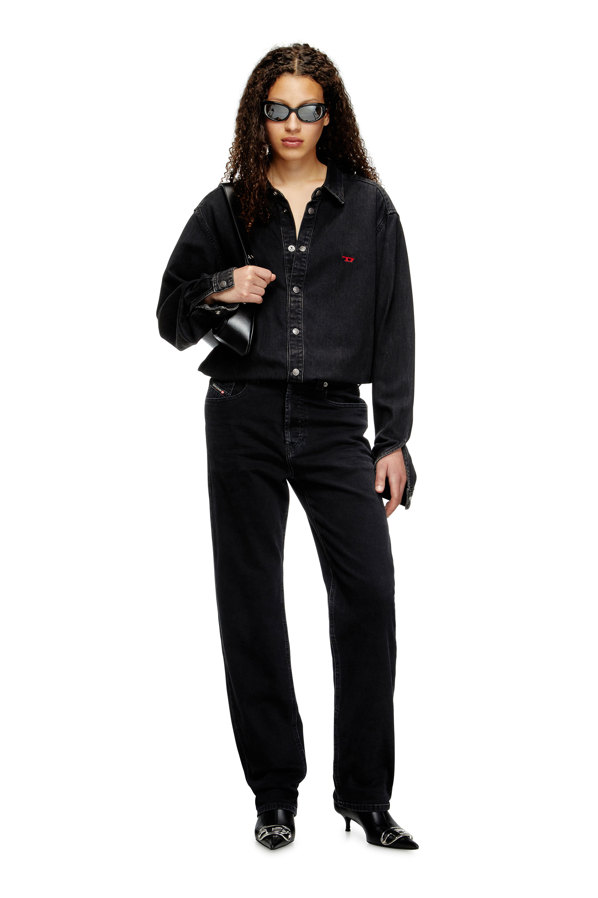 Diesel - Female's Regular Jeans 1988 D-Ark 09M69, Black/Dark Grey - 2