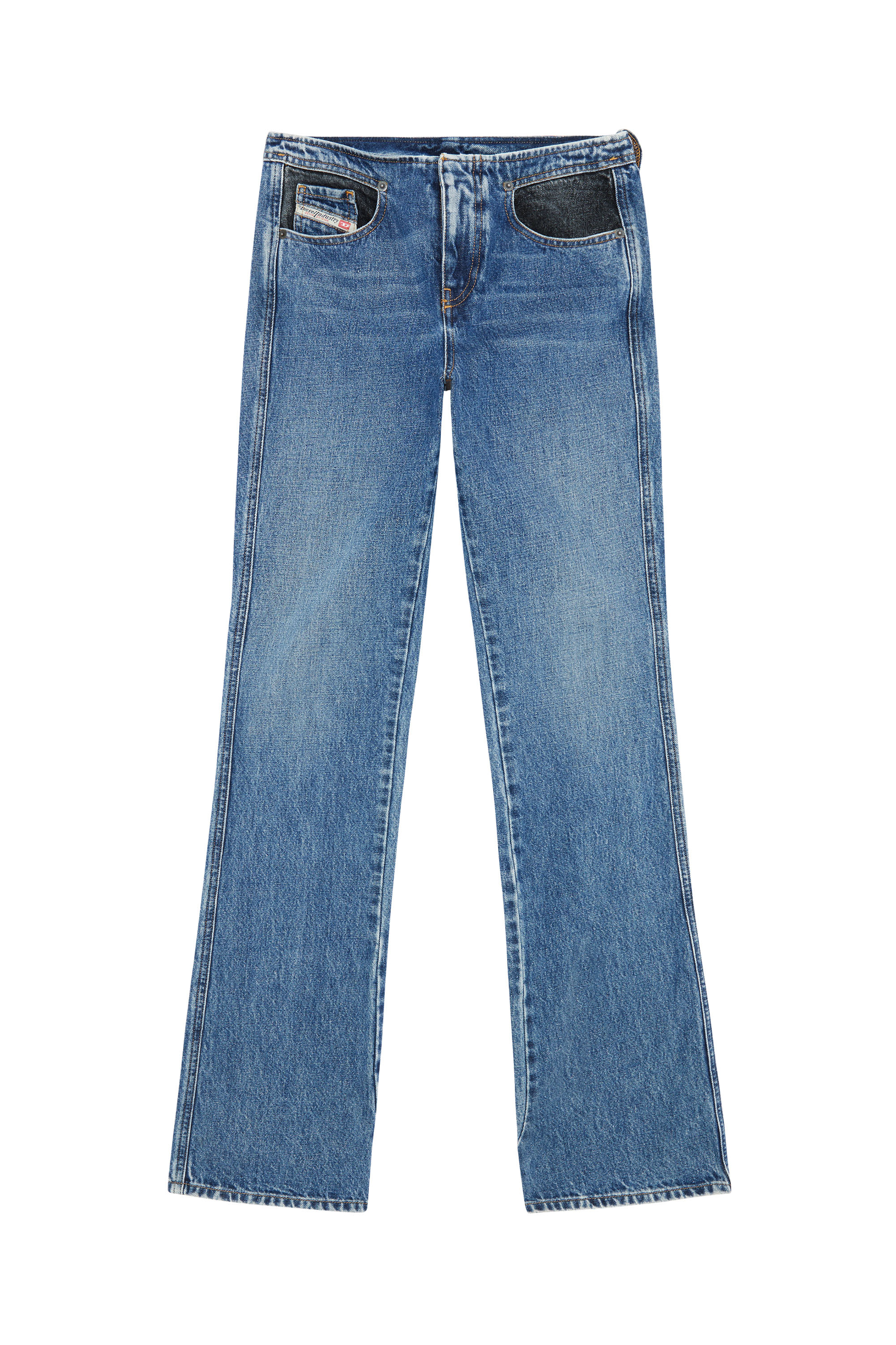 D-Escription 007N6 Bootcut and Flare Jeans, Bleu moyen - Jeans