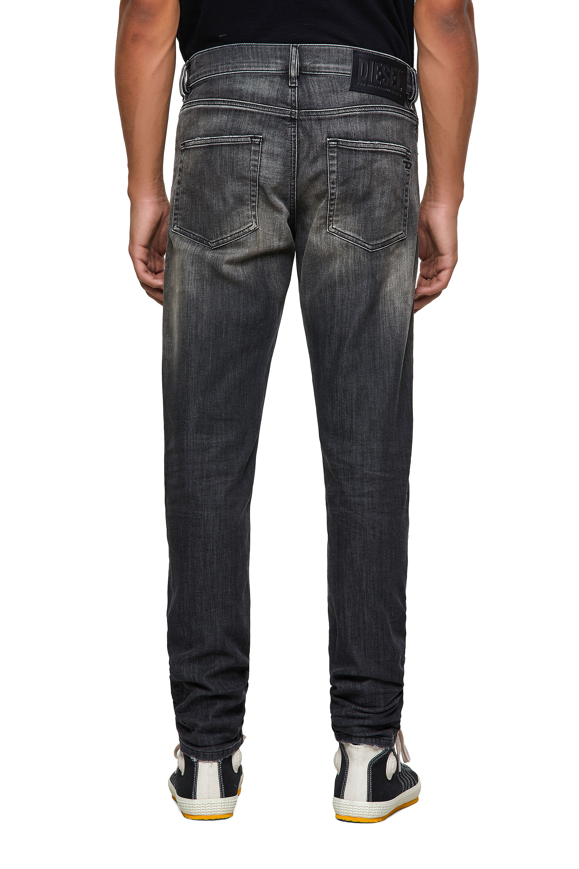 Diesel - D-Strukt JoggJeans® 09B54 Slim, Black/Dark Grey - Image 2
