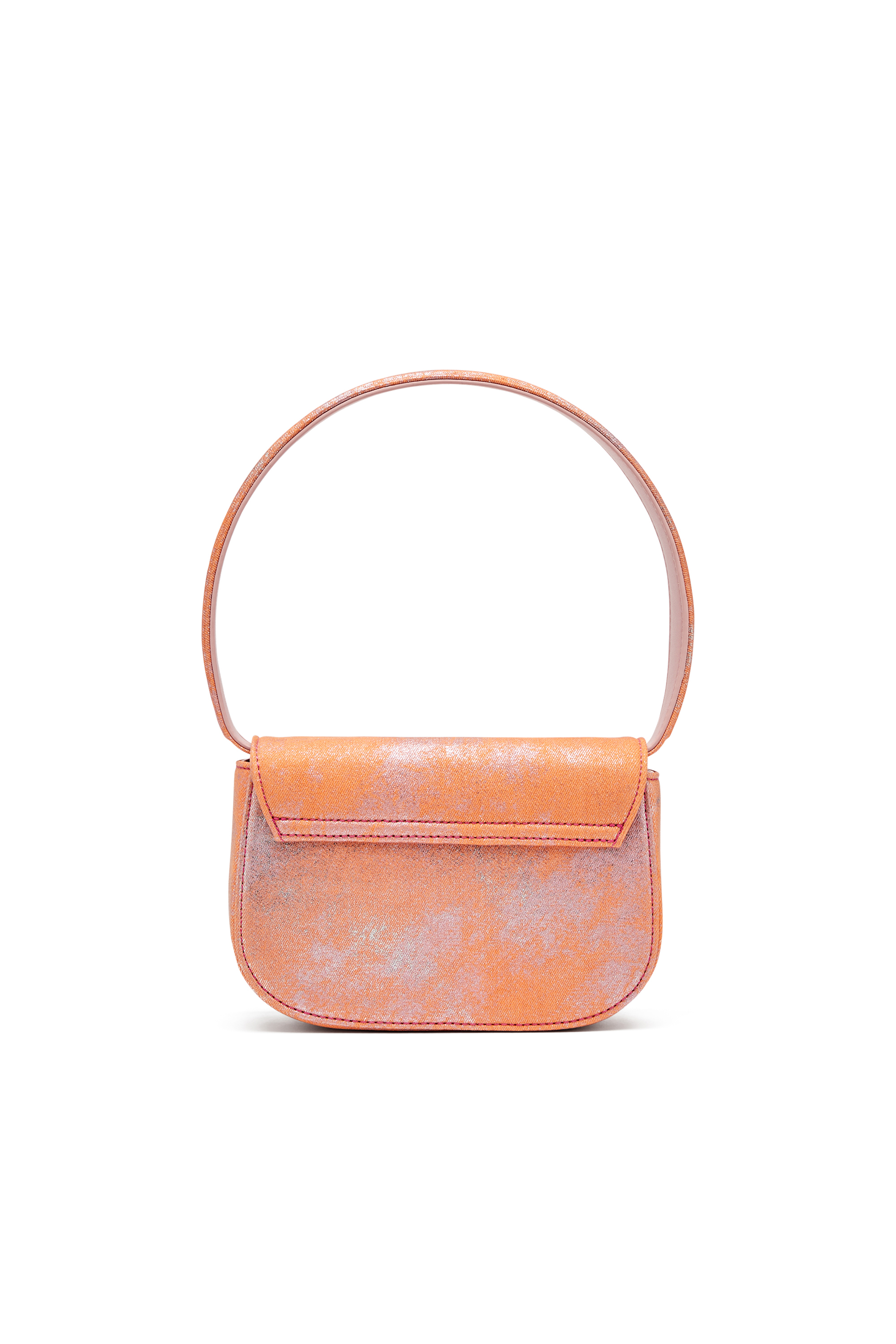 Diesel - 1DR, Female's 1DR-Iconic shoulder bag in pop colour denim in Pink - 2