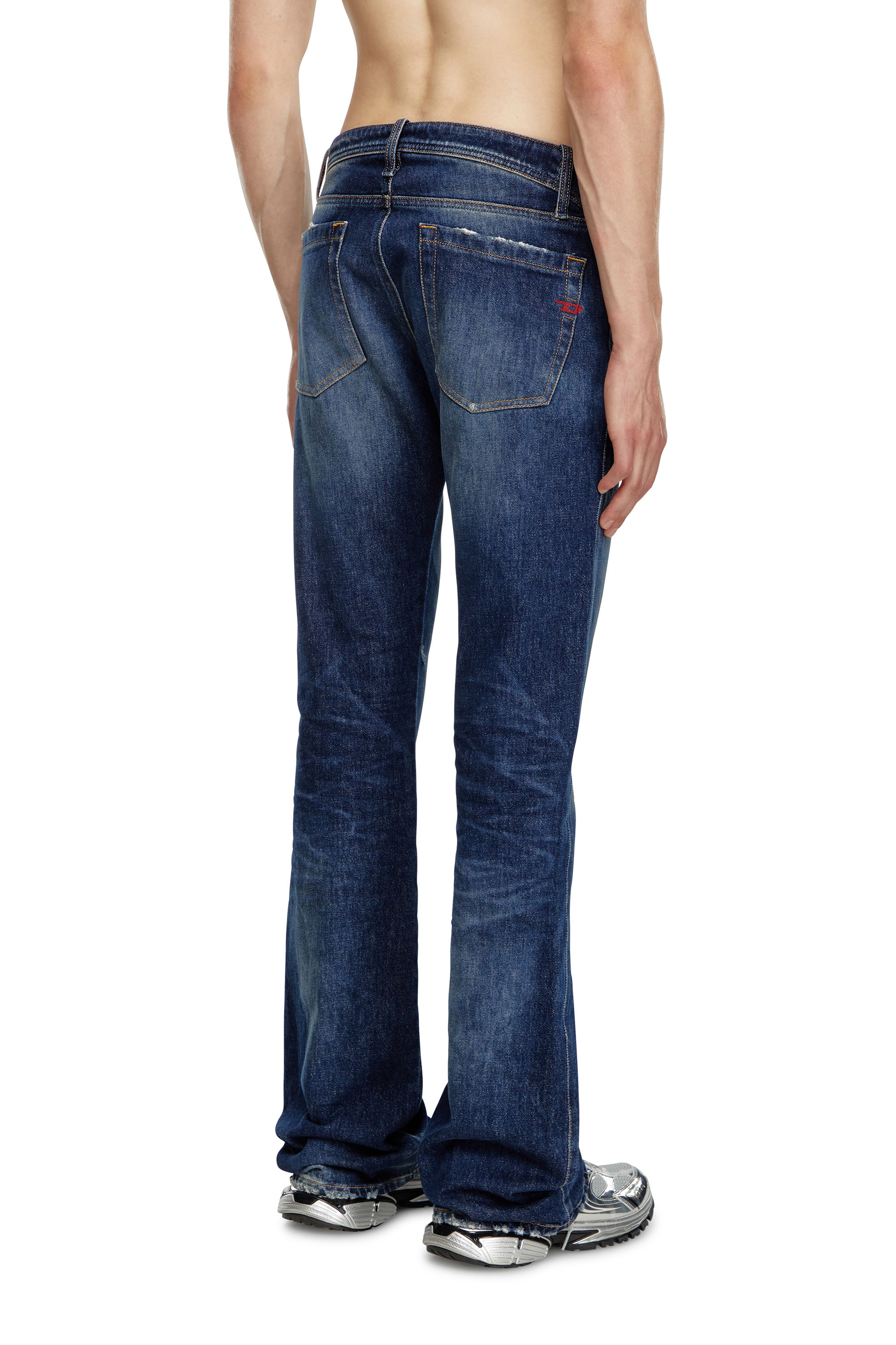 Diesel - Male Bootcut Jeans D-Backler 09J56, Dark Blue - Image 4