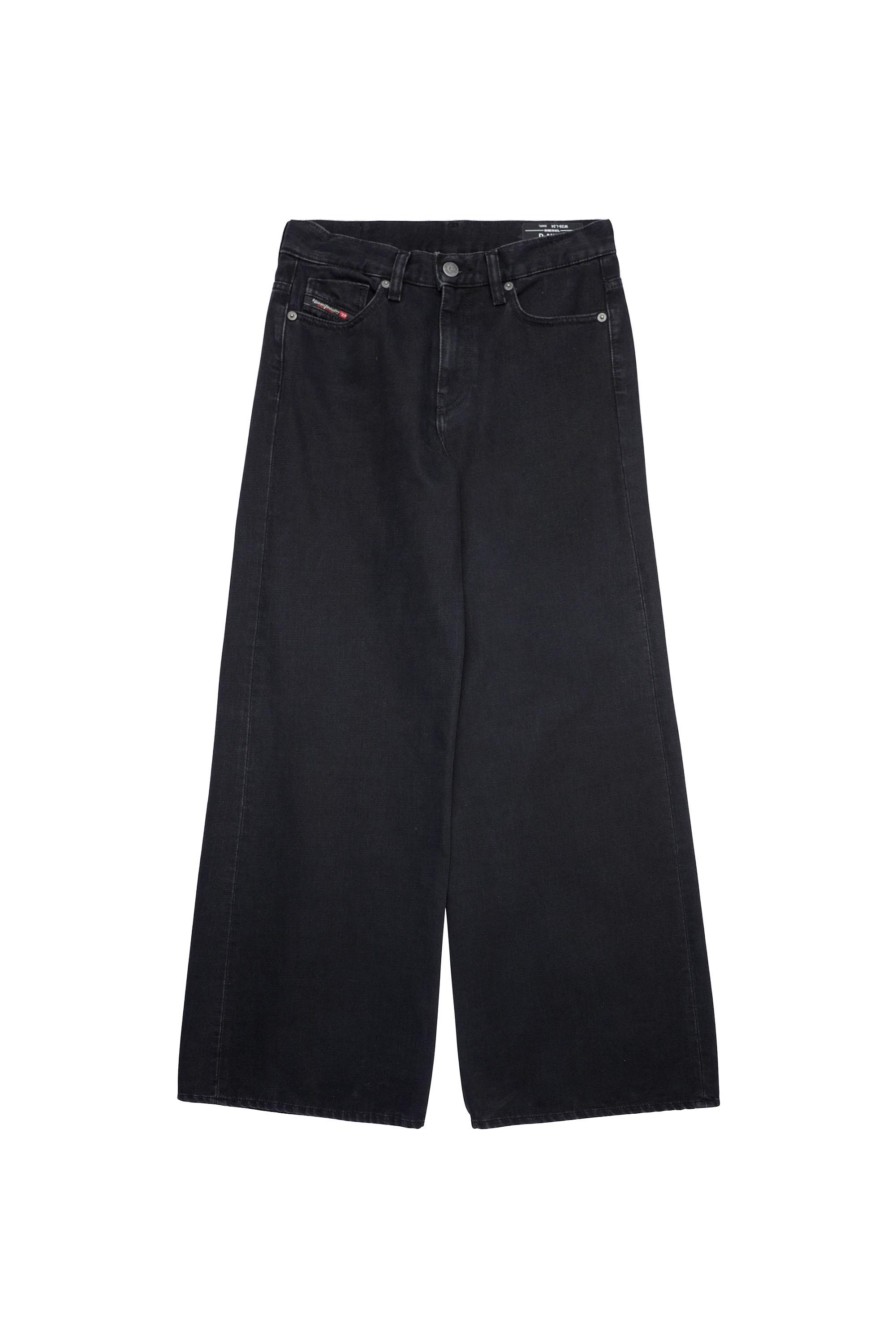 Diesel - D-Akemi Z09RL Bootcut and Flare Jeans, Black/Dark Grey - Image 8