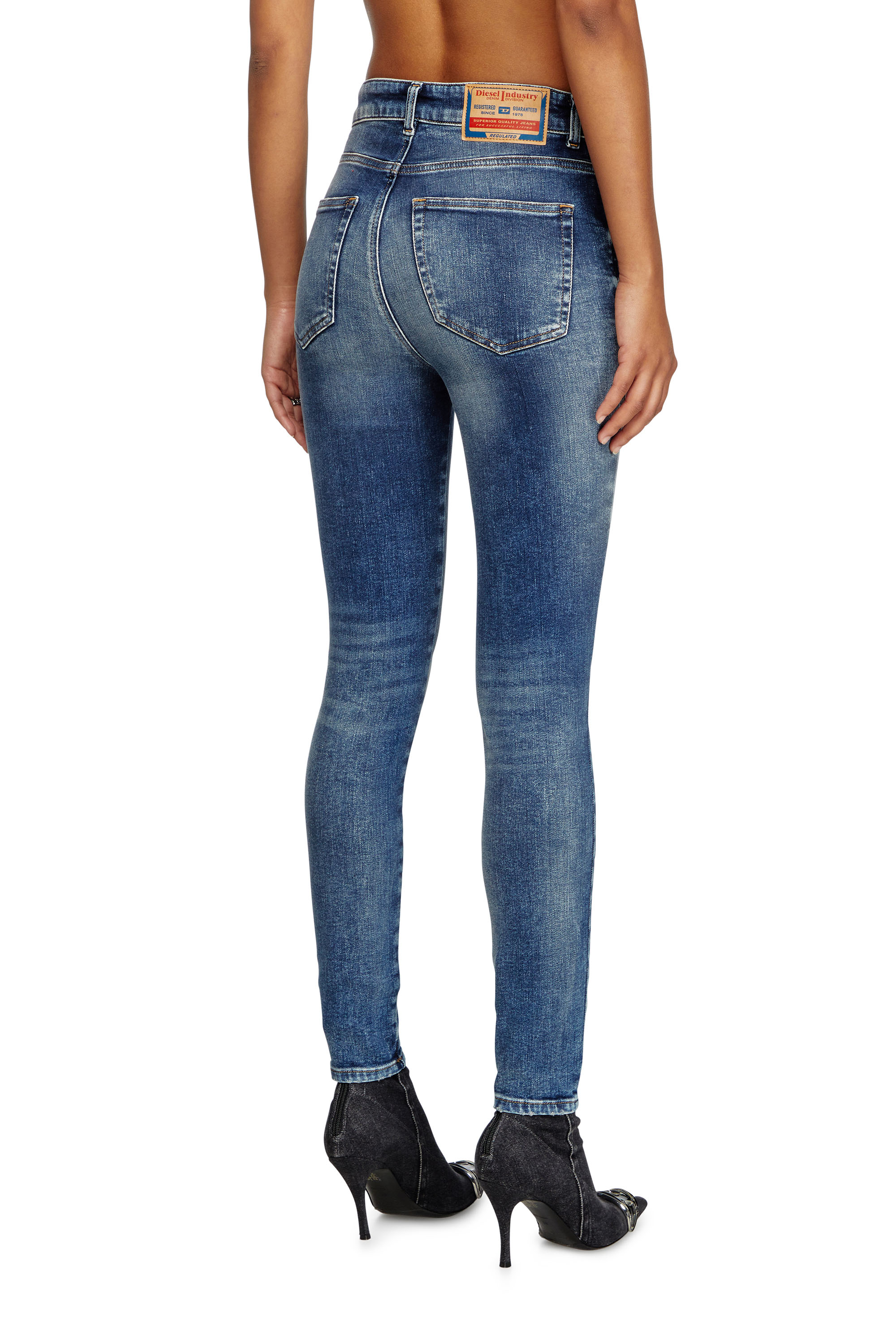 Diesel - Female's Skinny Jeans 1984 Slandy-High 007Y9, Medium Blue - 4