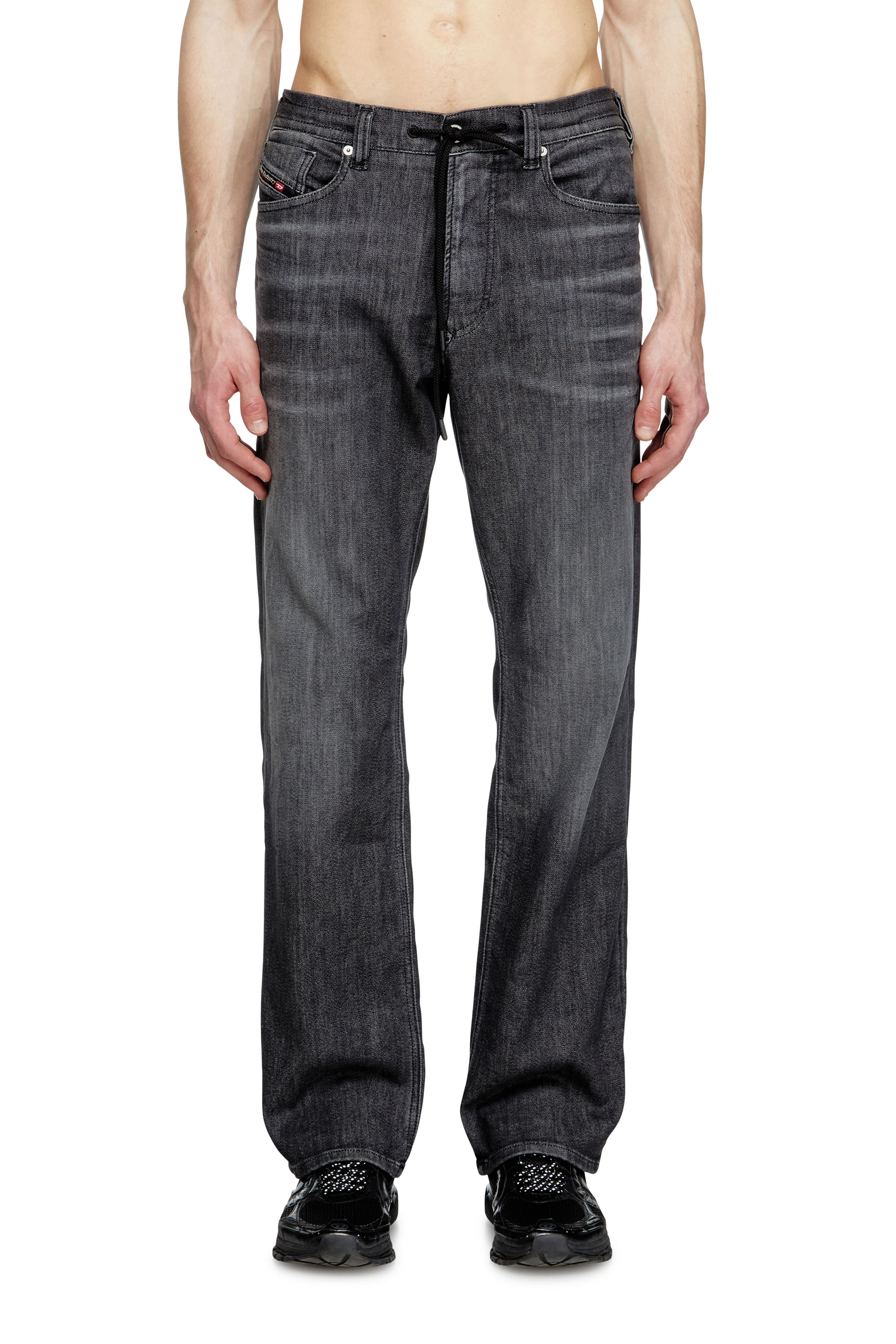 Diesel - Male's Relaxed 2080 D-Reel Joggjeans® 09M66, Black/Dark Grey - 1