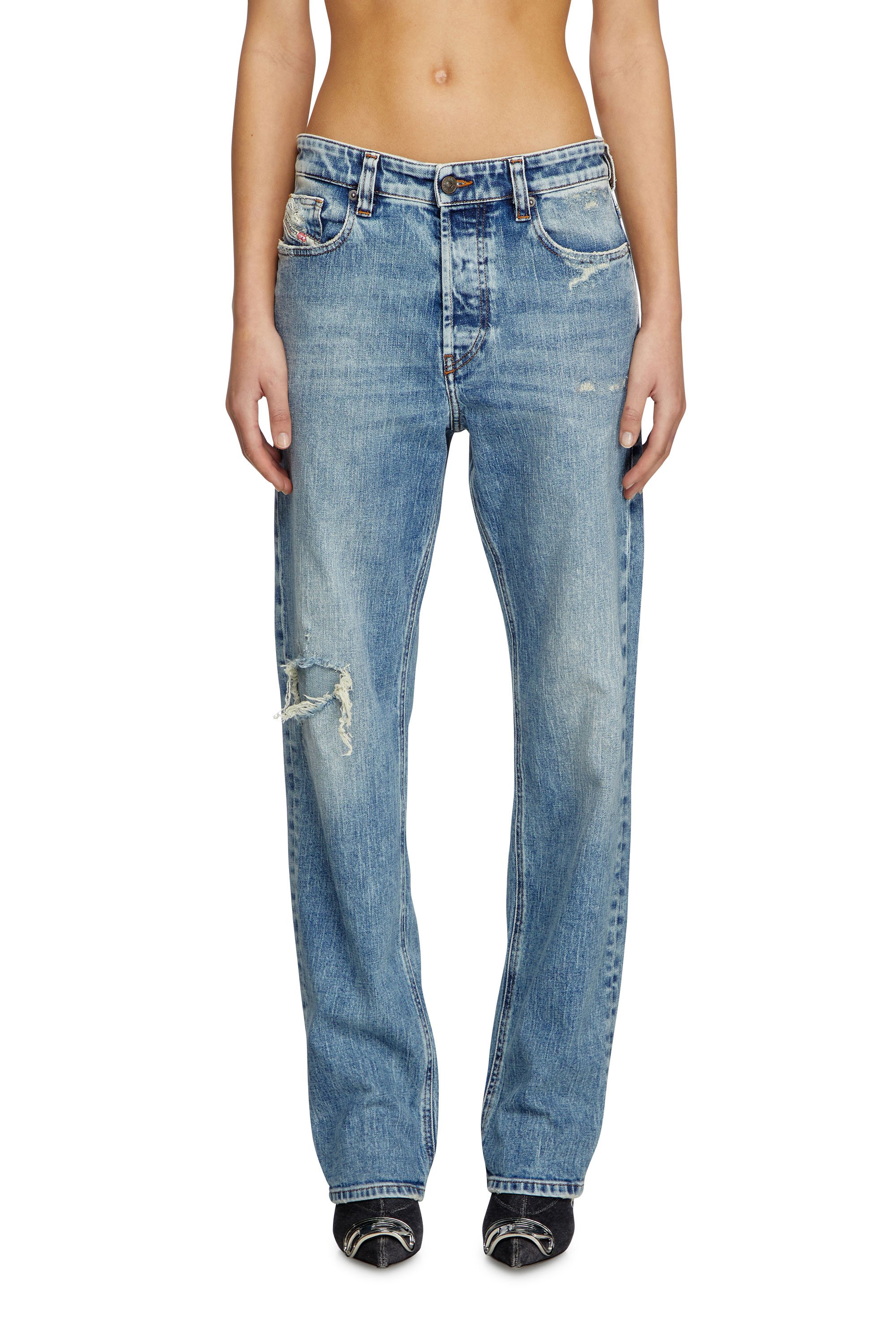 Diesel - Female's Regular Jeans 1988 D-Ark 09L34, Light Blue - 1