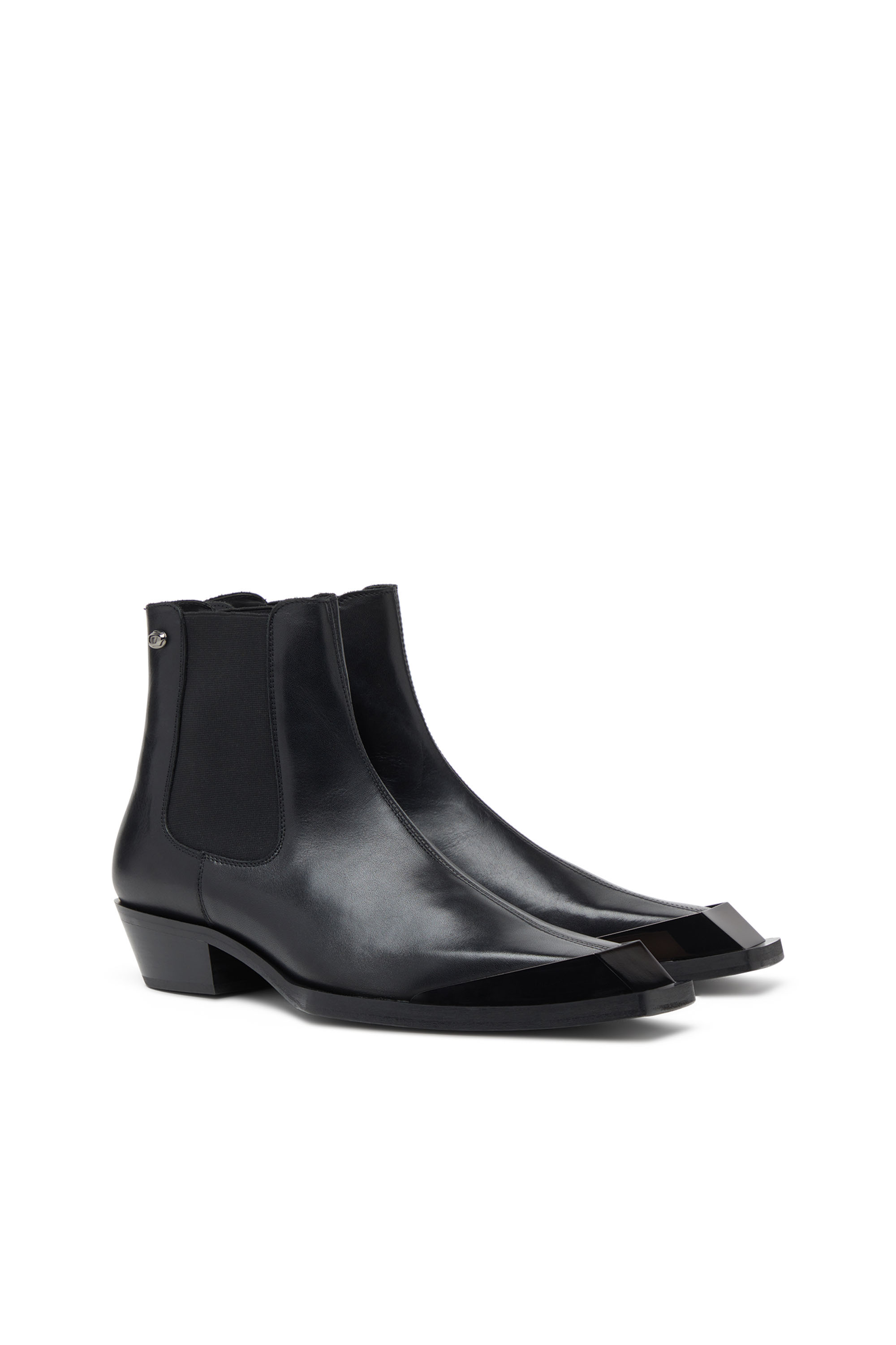 Diesel - D-TONA CH, D-Tona-Bottes Chelsea en cuir Homme in Noir - 2