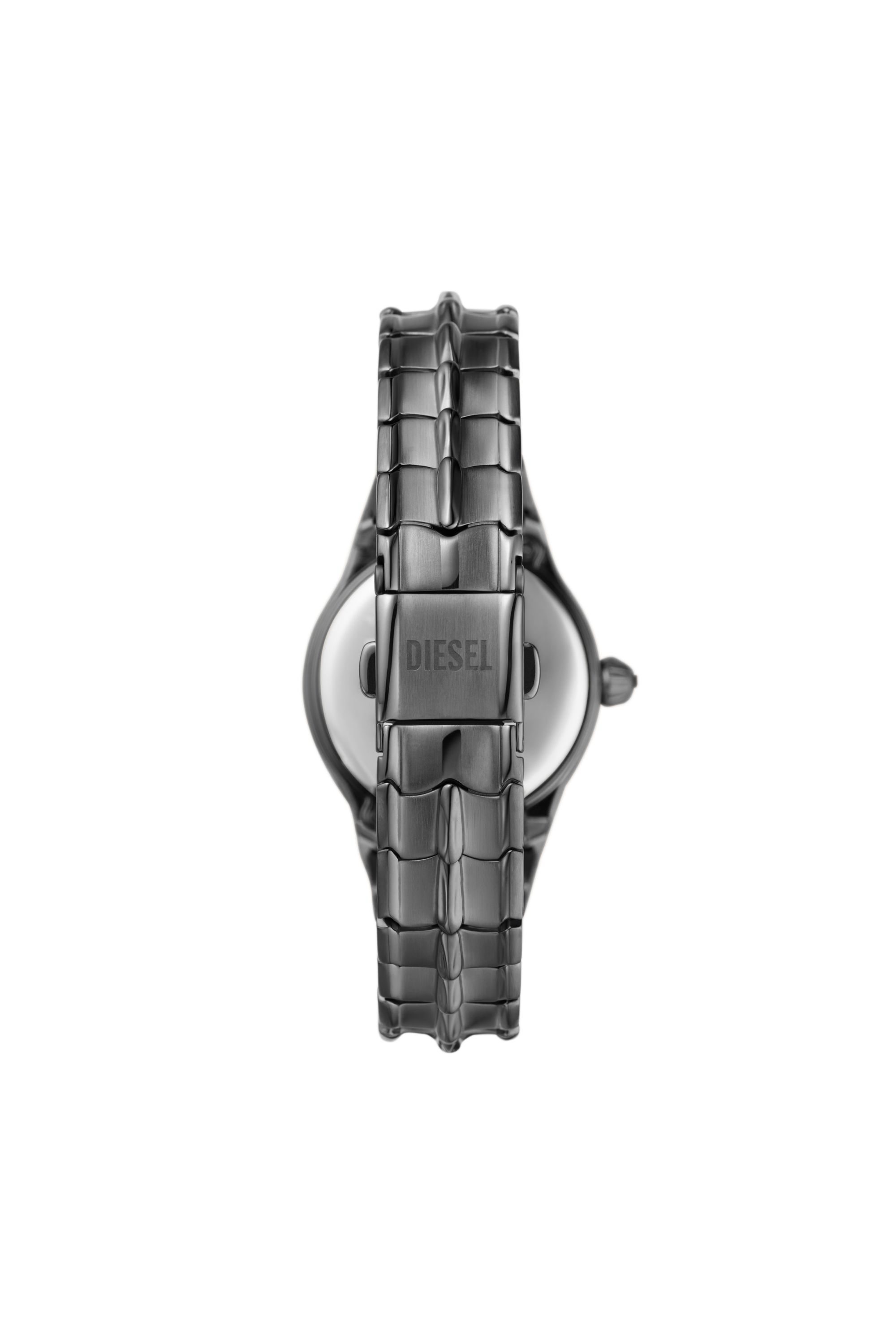 Diesel - DZ5603, Female Vert three-hand gunmetal stainless steel watch in Grey - Image 2