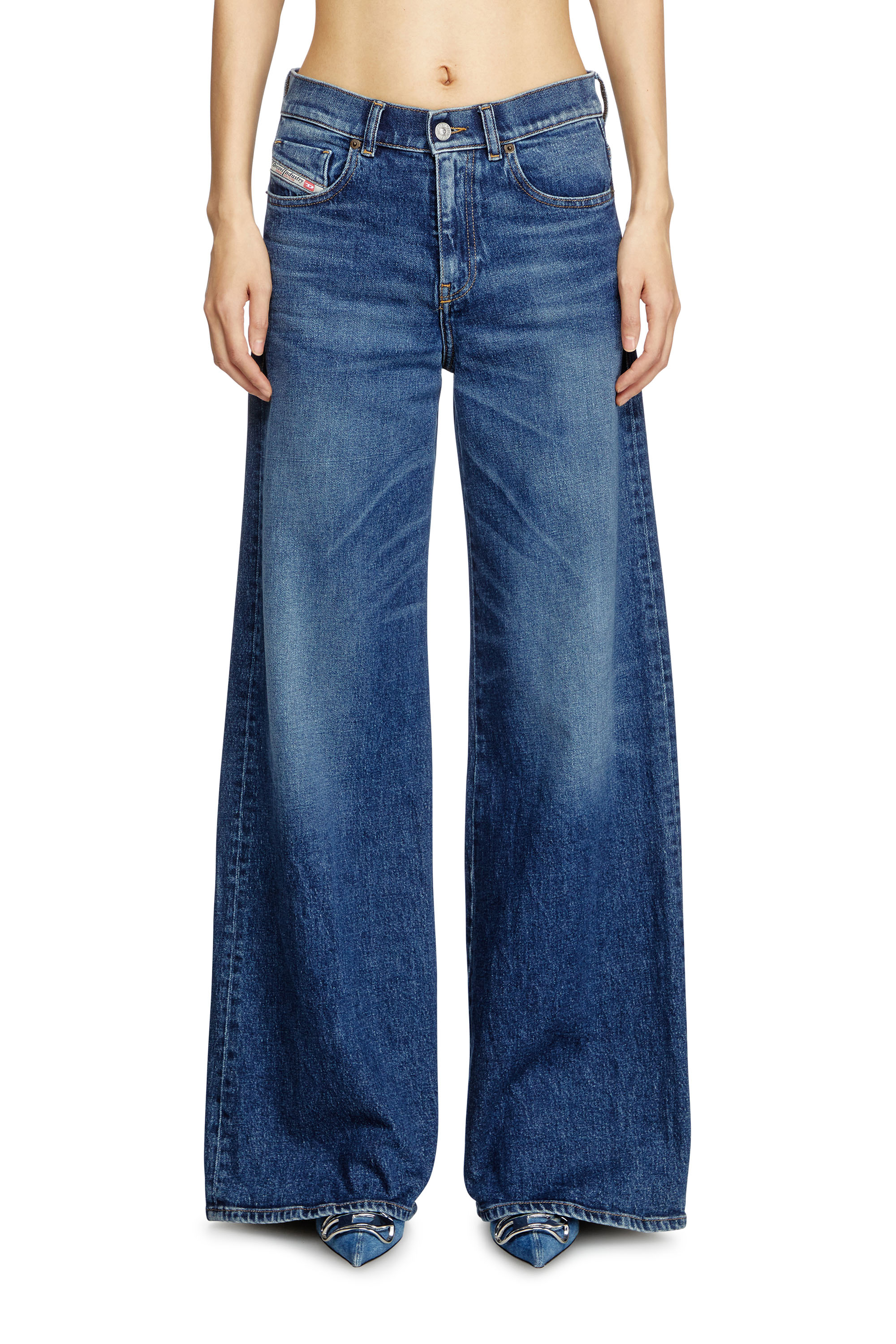 Diesel - Female's Flare Jeans 1978 D-Akemi 09L21, Medium Blue - 2