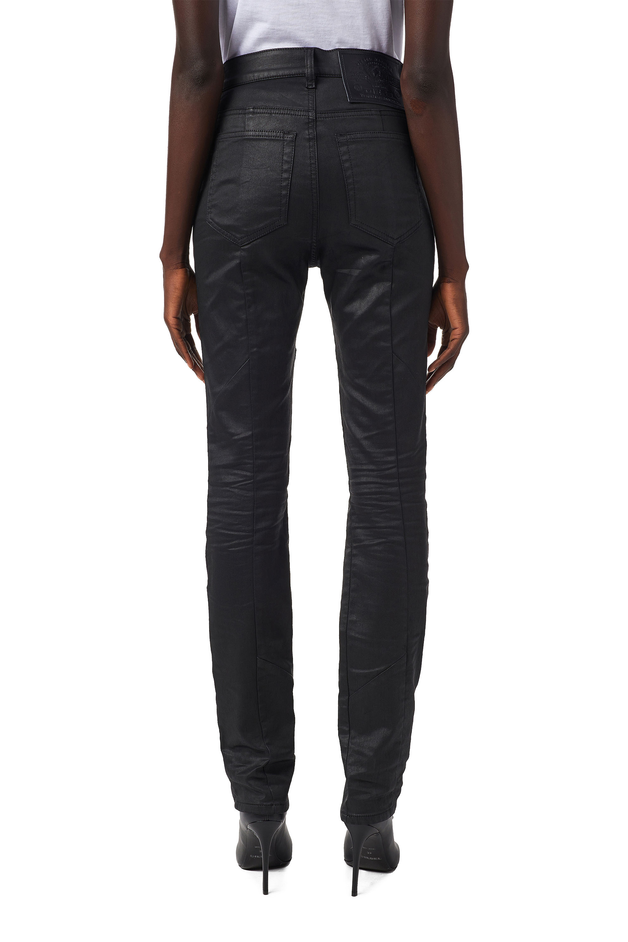 Diesel - D-Arcy JoggJeans® 069YI Straight, Black/Dark Grey - Image 2