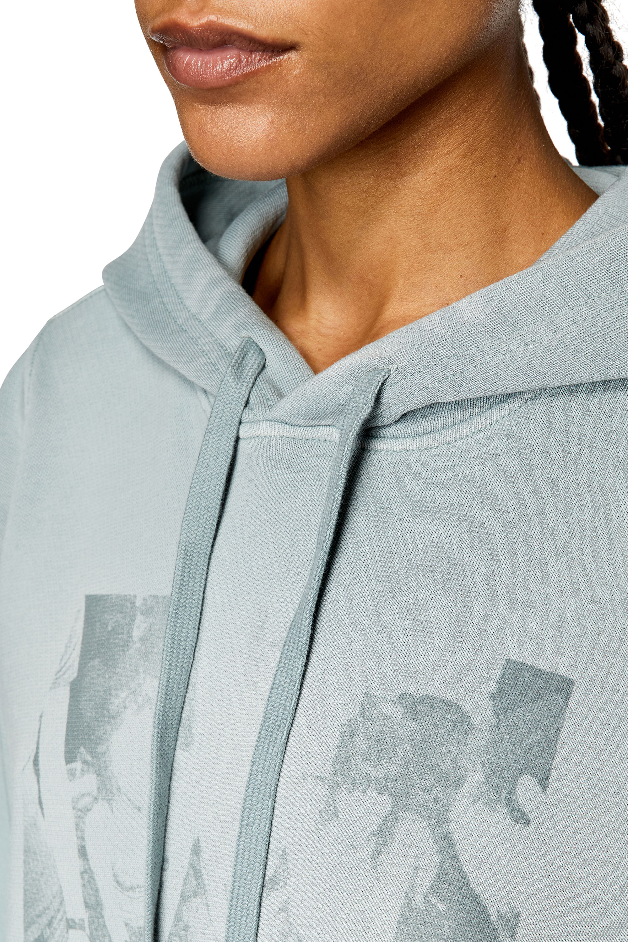 Diesel - F-REGGY-HOOD-G5, Light Grey - Image 5