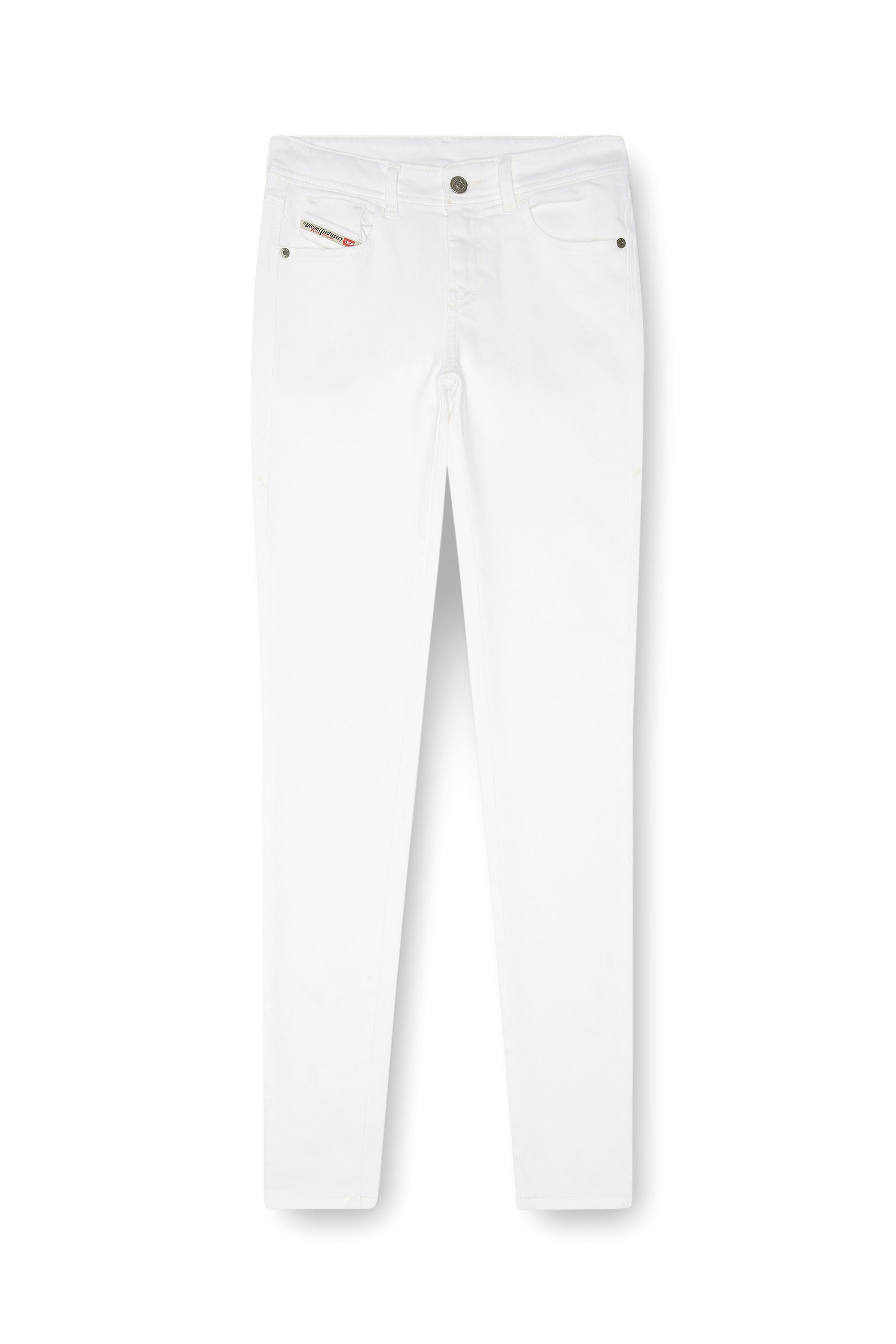 Diesel - Female Super skinny Jeans 2017 Slandy 09F90, White - Image 5