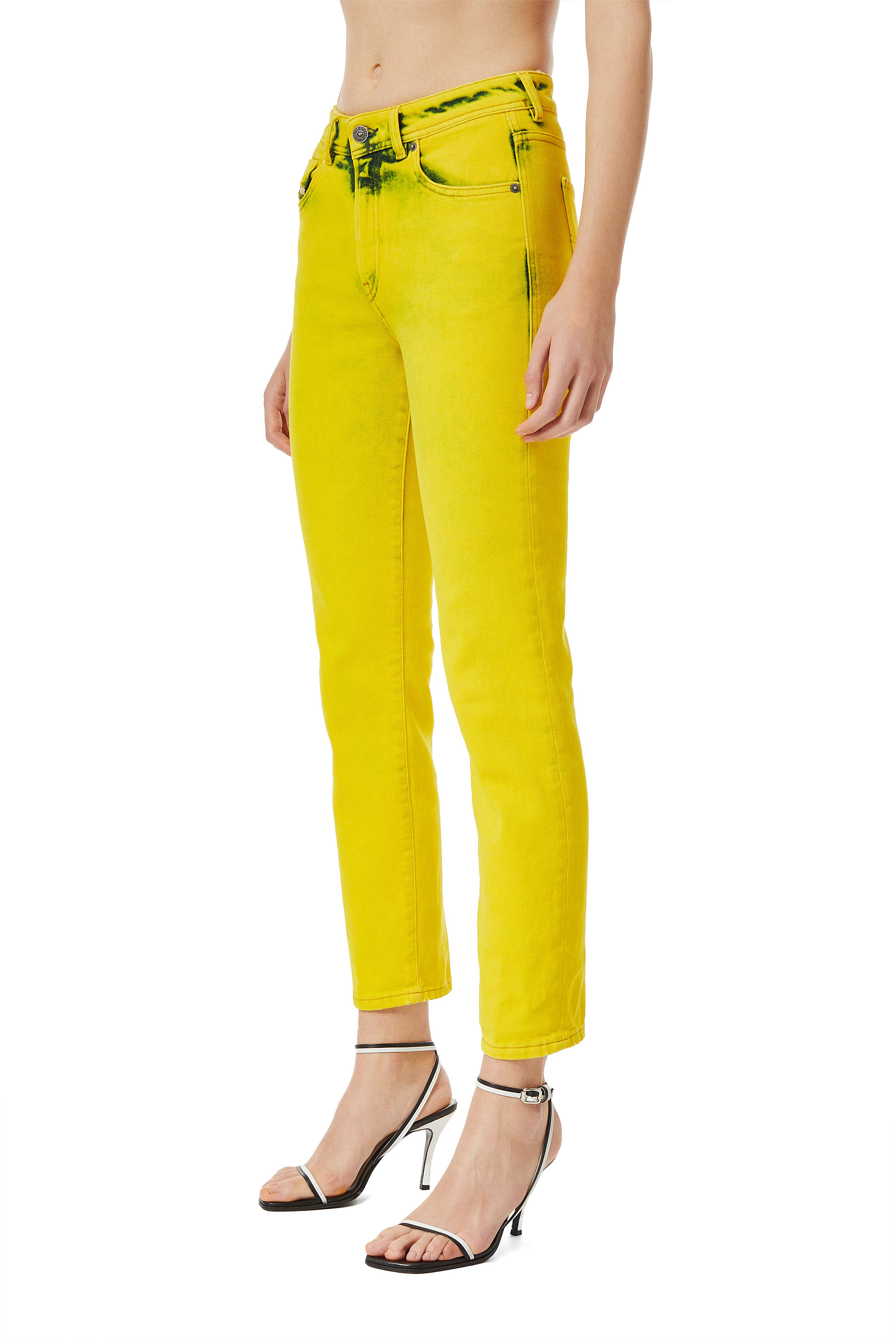 Diesel - 2004 09C95 Tapered Jeans, Yellow - Image 5