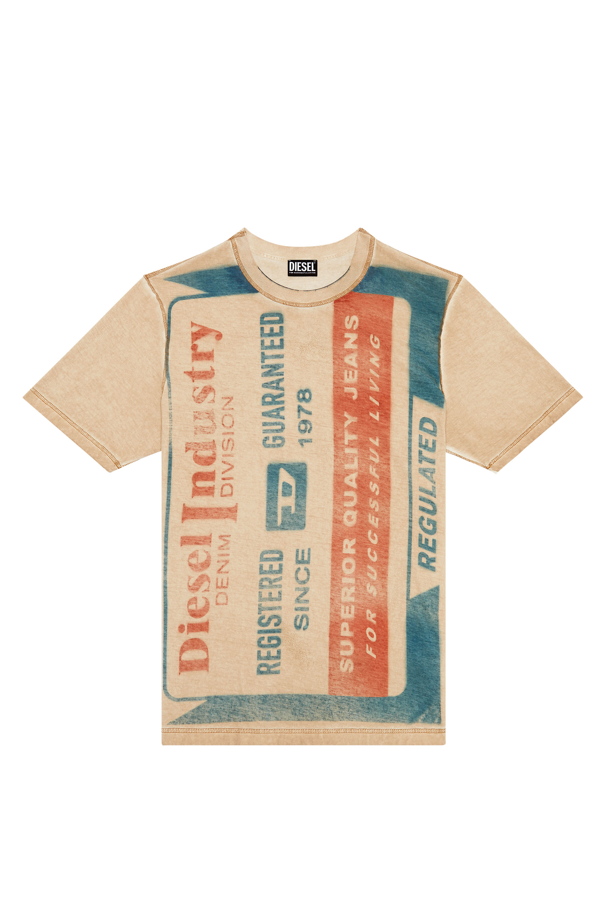Diesel - T-JUST-G13, Beige/Red - Image 5